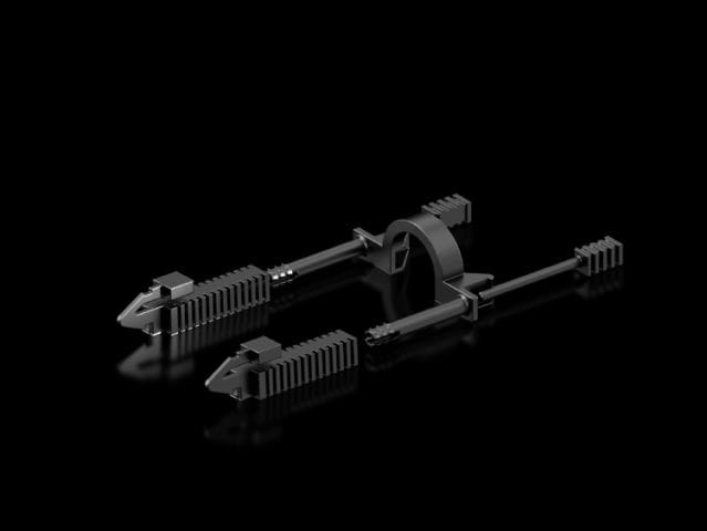 Rittal DK - PDU Steckerverriegelung - RAL 9005 (Packung mit 20)