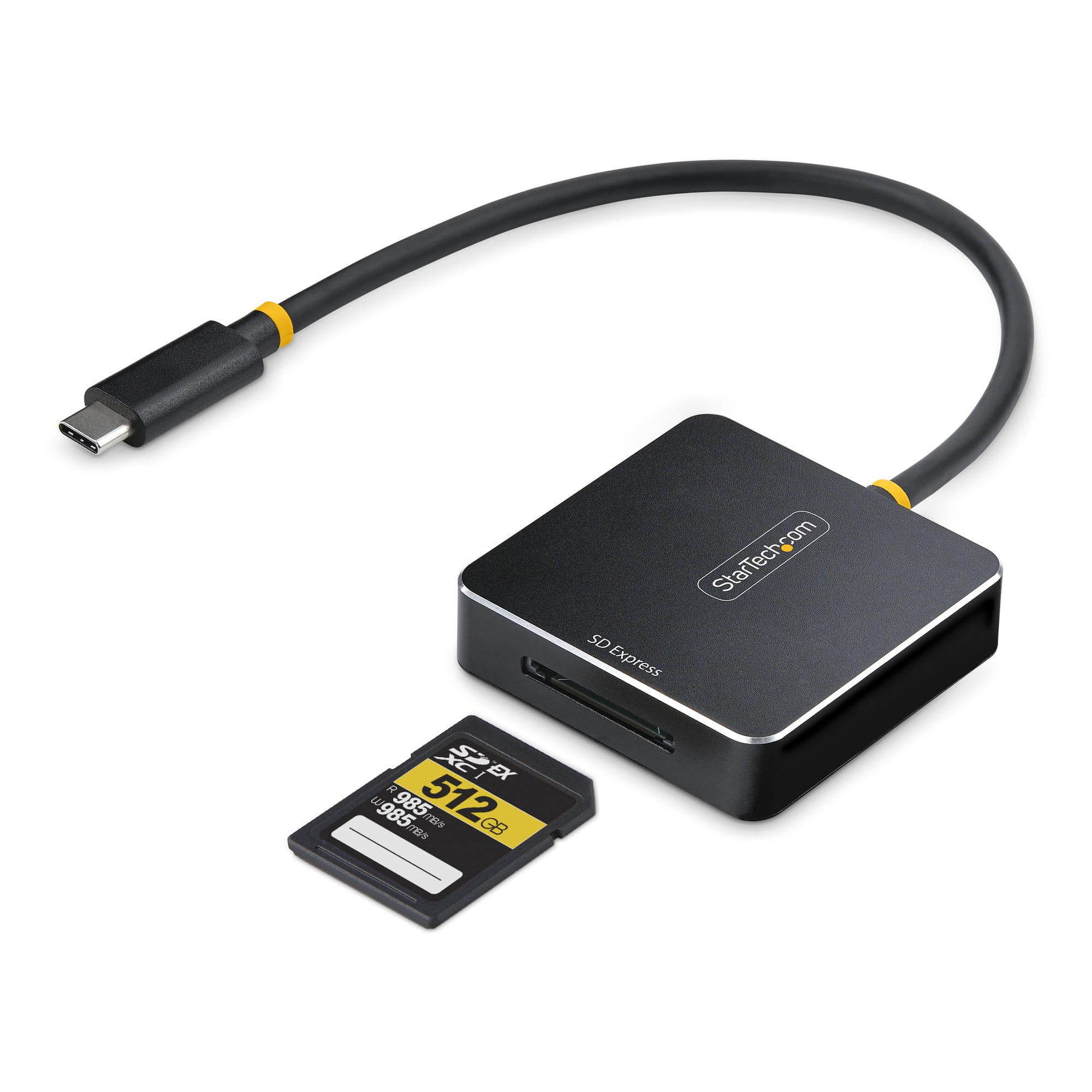 StarTech.com USB-C SD Express Card Reader, USB 10Gbps, Portable Memory Card Reader, USB Type-C to Secure Digital 7.1 Adapter, Works with Any Operating System - Kartenleser (SDHC, SDXC)
