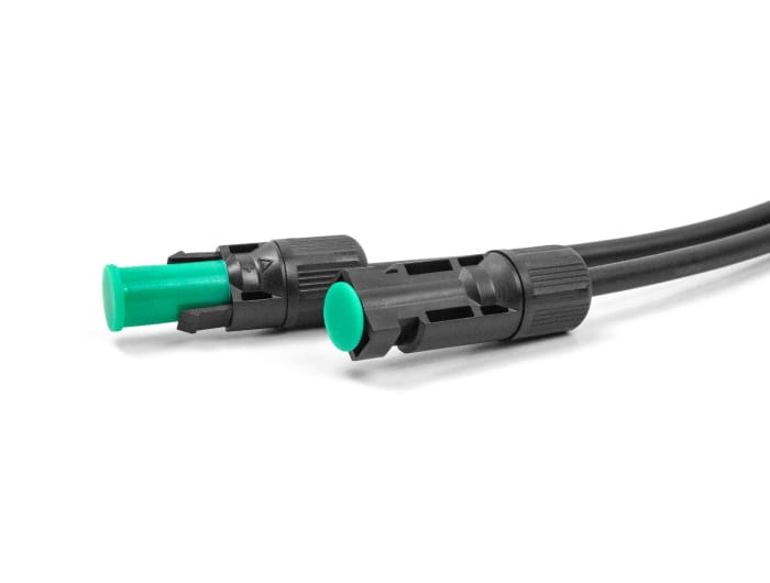 Delock Staubschutz für Anschluss - für solar männliche und weibliche Stecker, Silikon, 2-teilig - grün (Packung mit 10)
