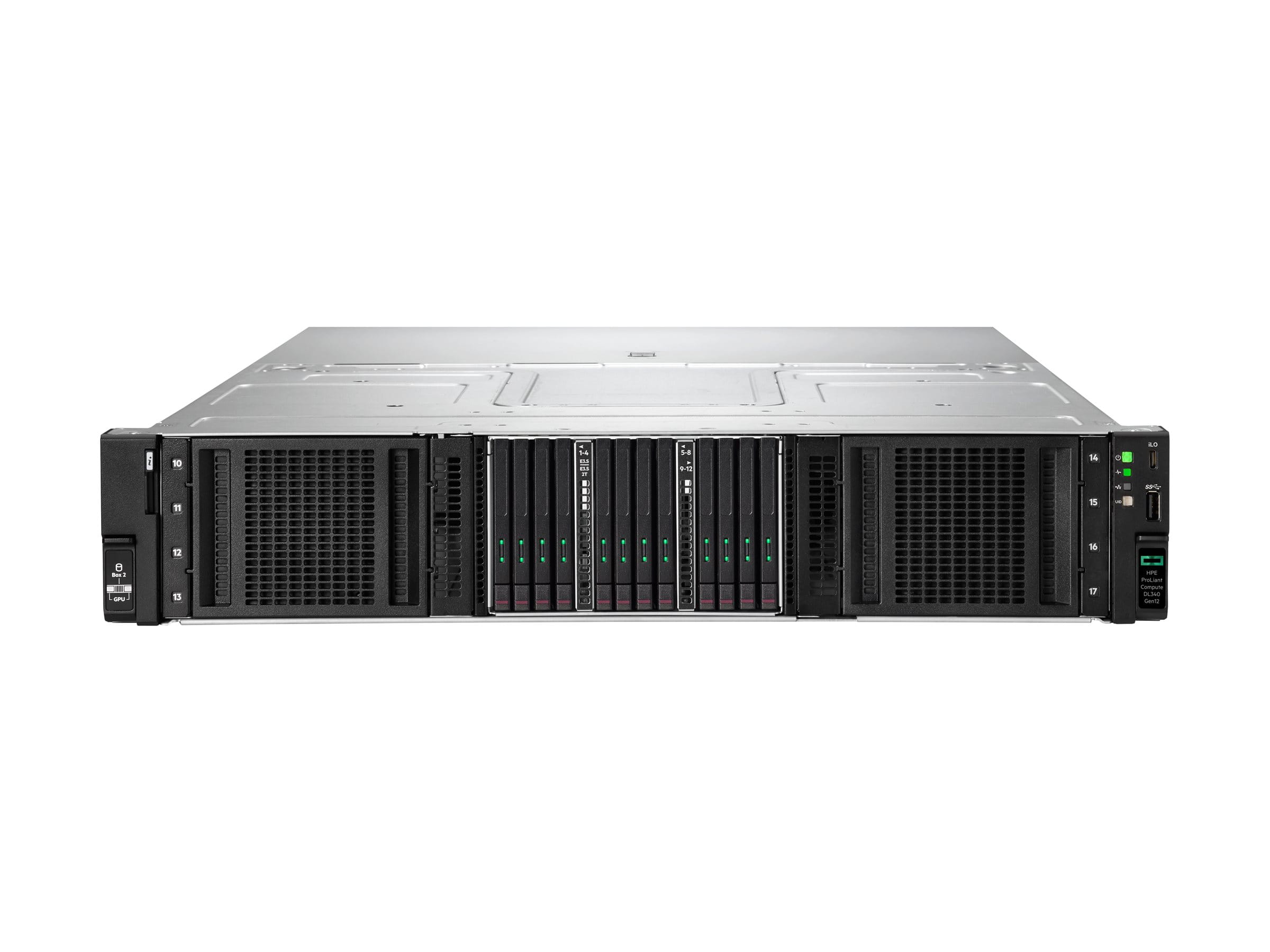HPE ProLiant Compute DL340 Gen12 - 2U - 1-Weg - 1 x Xeon 6515P / 2.3 GHz - RAM 64 GB - SATA/SAS - Hot-Swap 8.9 cm (3.5")