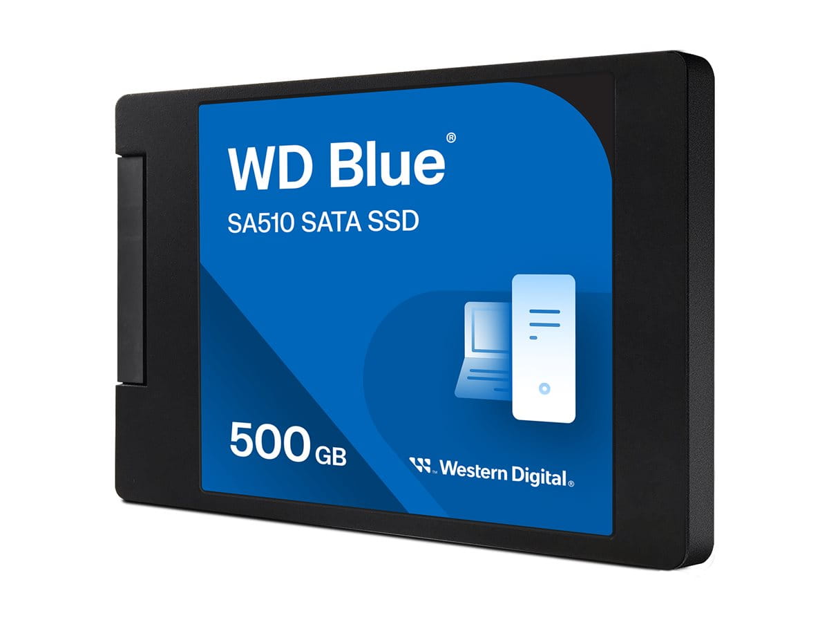 WD Blue SA510 WDS500G3B0A-00AXR0 - SSD - 500 GB - intern - 2.5" (6.4 cm)