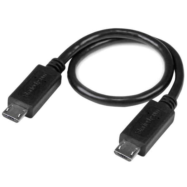 StarTech.com StarTech 20cm USB OTG Kabel - Micro USB auf Micro USB - USB OTG Adapterkabel - St/St - USB-Kabel - Micro-USB Typ B (M)