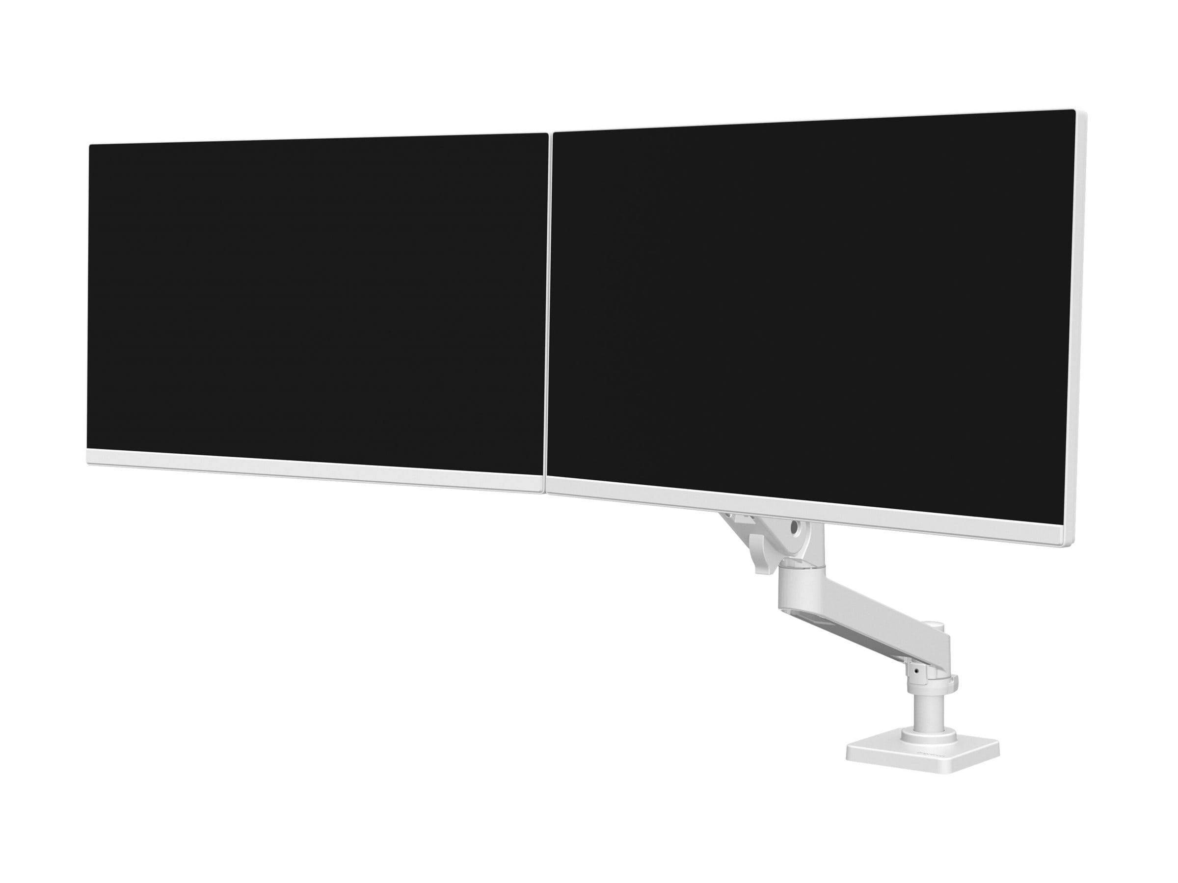 Ergotron LX Pro - Befestigungskit (Dual Direct Arm) - für 2 LCD-Displays - Aluminium - weiß - Bildschirmgröße: bis zu 68,6 cm (bis zu 27 Zoll)