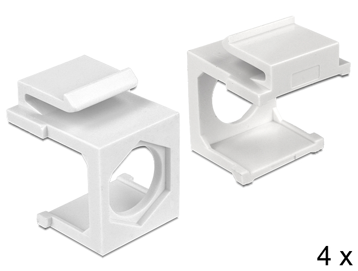 Delock keystone cover with hex hole - Modularer Einsatz (Ausschnitt)