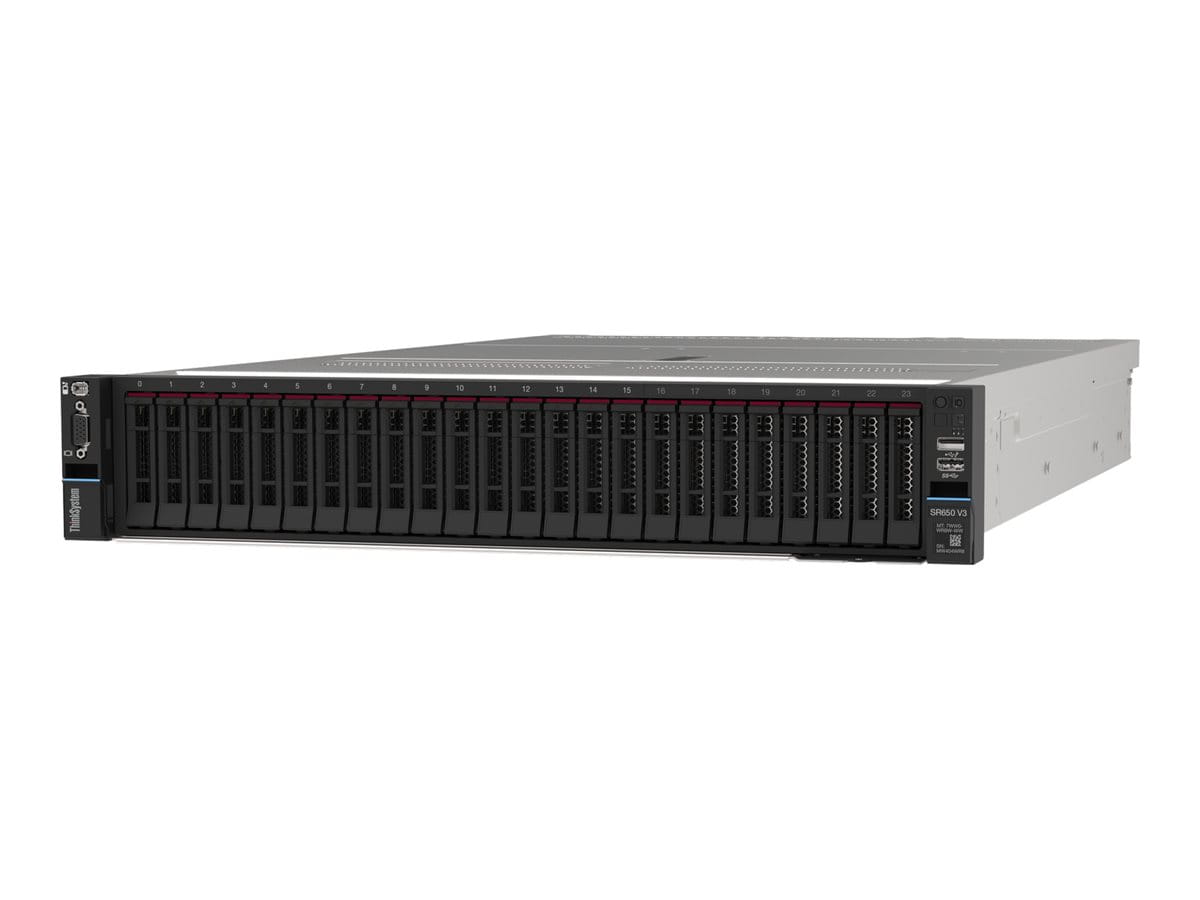 Lenovo ThinkSystem SR650 V3 7D76 - 2U - zweiweg - 1 x Xeon Gold 5515+ / 3.2 GHz - RAM 64 GB - SAS - Hot-Swap 6.4 cm (2.5")