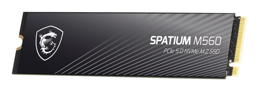 MSI SPATIUM M560 - SSD - 1 TB - intern - M.2 2280 - PCI Express 5.0 x4 (NVMe)
