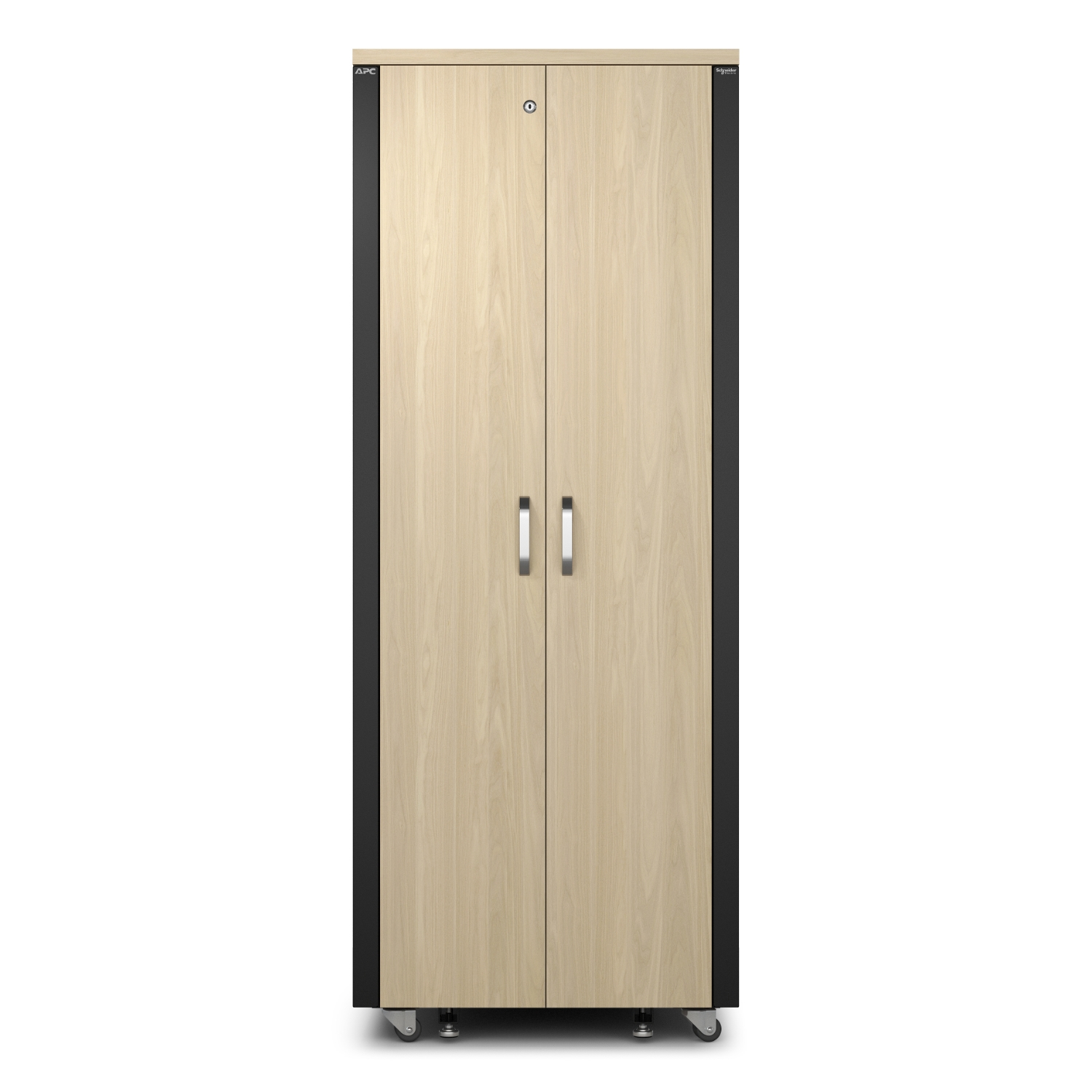 APC NetShelter - Schrank (horizontal) - schallisoliert - Wechselstrom 230 V - Ahorn - 38U - 48.3 cm (19")