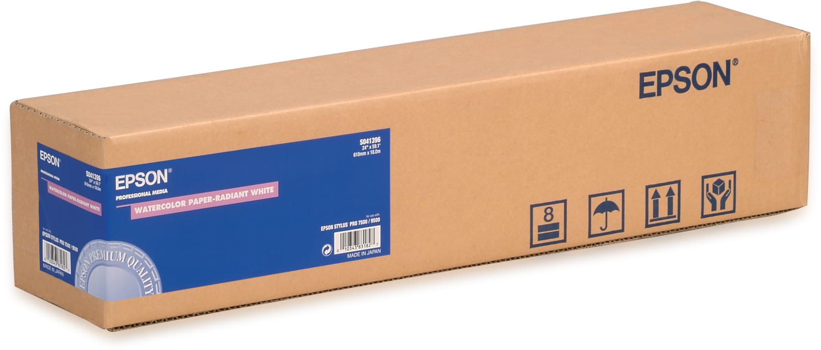 Epson Watercolor Paper - Matt - Radiant White - Rolle A1 (61,0 cm x 18 m)