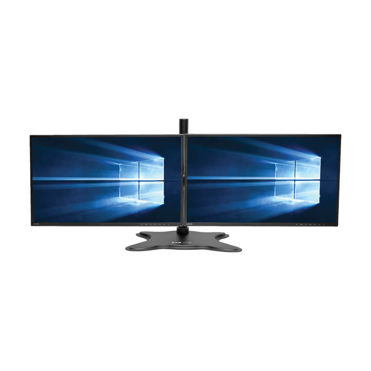 Tripp Eaton Tripp Lite Series Dual-Monitor TV Desktop Display Mount Stand Full Motion 13"- 27" Flat Screen Displays - Aufstellung - Voll beweglich - für 2 LCD-Displays - Stahl - Schwarz - Bildschirmgröße: 33.2-68.58 cm (13"-27")