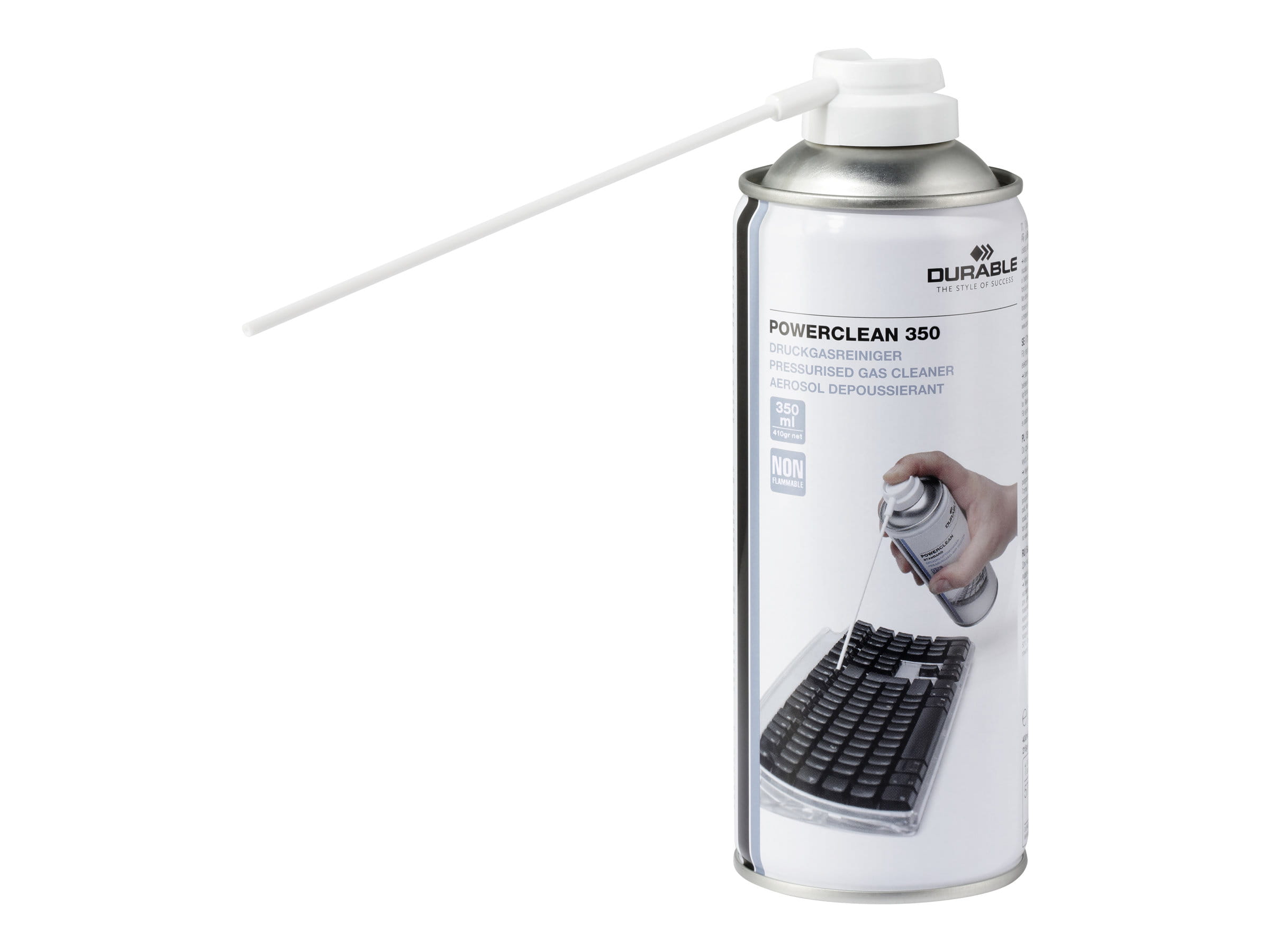 Durable Powerclean 350 - Druckluftspray - durchsichtig