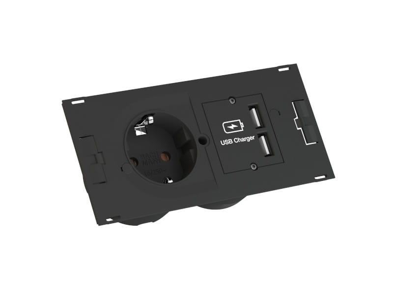 Bachmann DUE - Steckdose - 2P - Typ F, USB