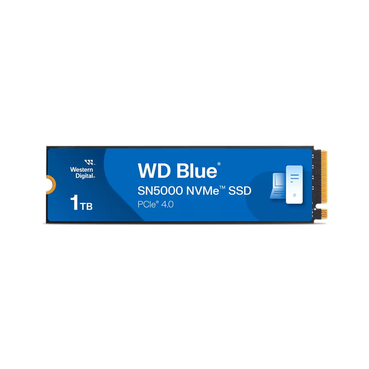 WD Blue SN5000 WDS100T4B0E - SSD - 1 TB - intern - M.2 2280 - PCIe 4.0 x4 (NVMe)