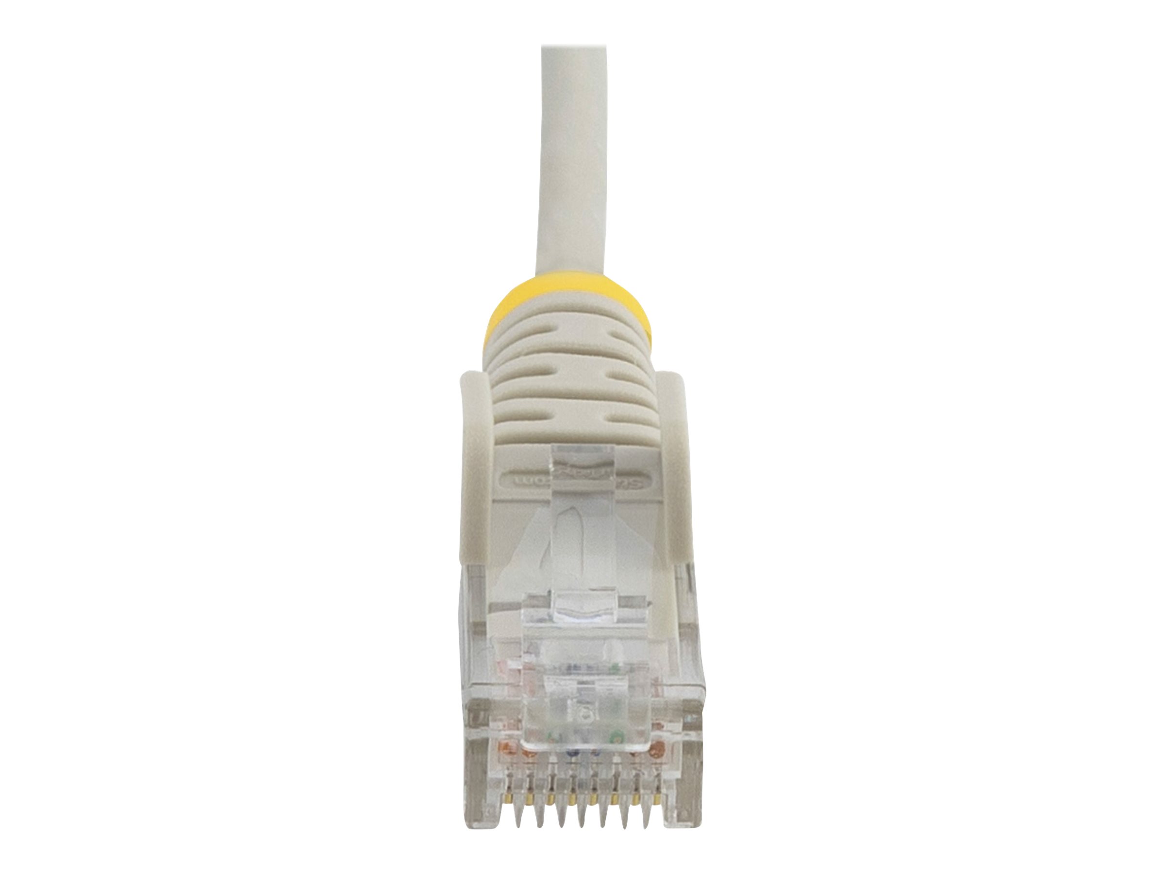 StarTech.com 1.5m Slim LSZH CAT6 Ethernet Cable, 10 Gigabit Snagless RJ45 100W PoE Patch Cord, CAT 6 10GbE UTP Network Cable w/Strain Relief, Grey, ETL, Low Smoke Zero Halogen - Category 6 - 28AWG (N6PAT150CMGRS)