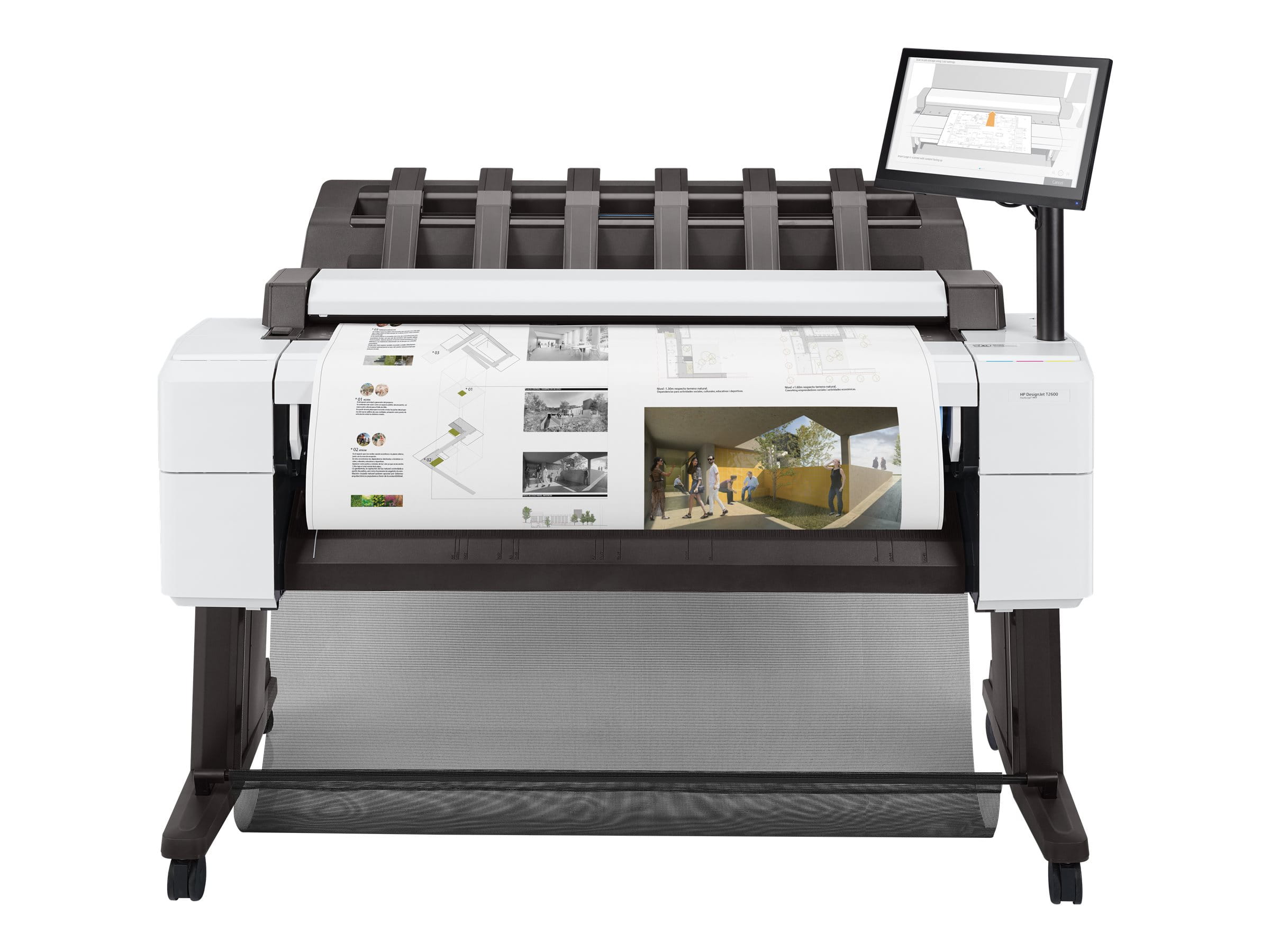 HP DesignJet T2600 PostScript - 914 mm (36") Multifunktionsdrucker - Farbe - Tintenstrahl - 914 x 8000 mm, 610 x 15000 mm (Original)