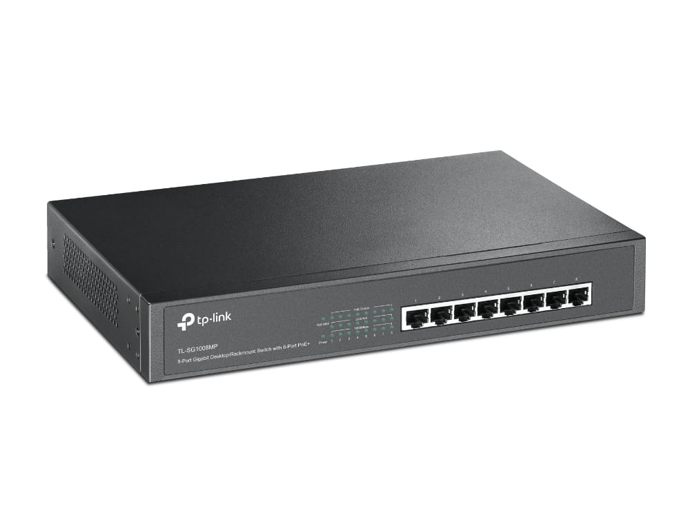 TP-LINK TL-SG1008MP - Switch - unmanaged - 8 x 10/100/1000 (PoE+)