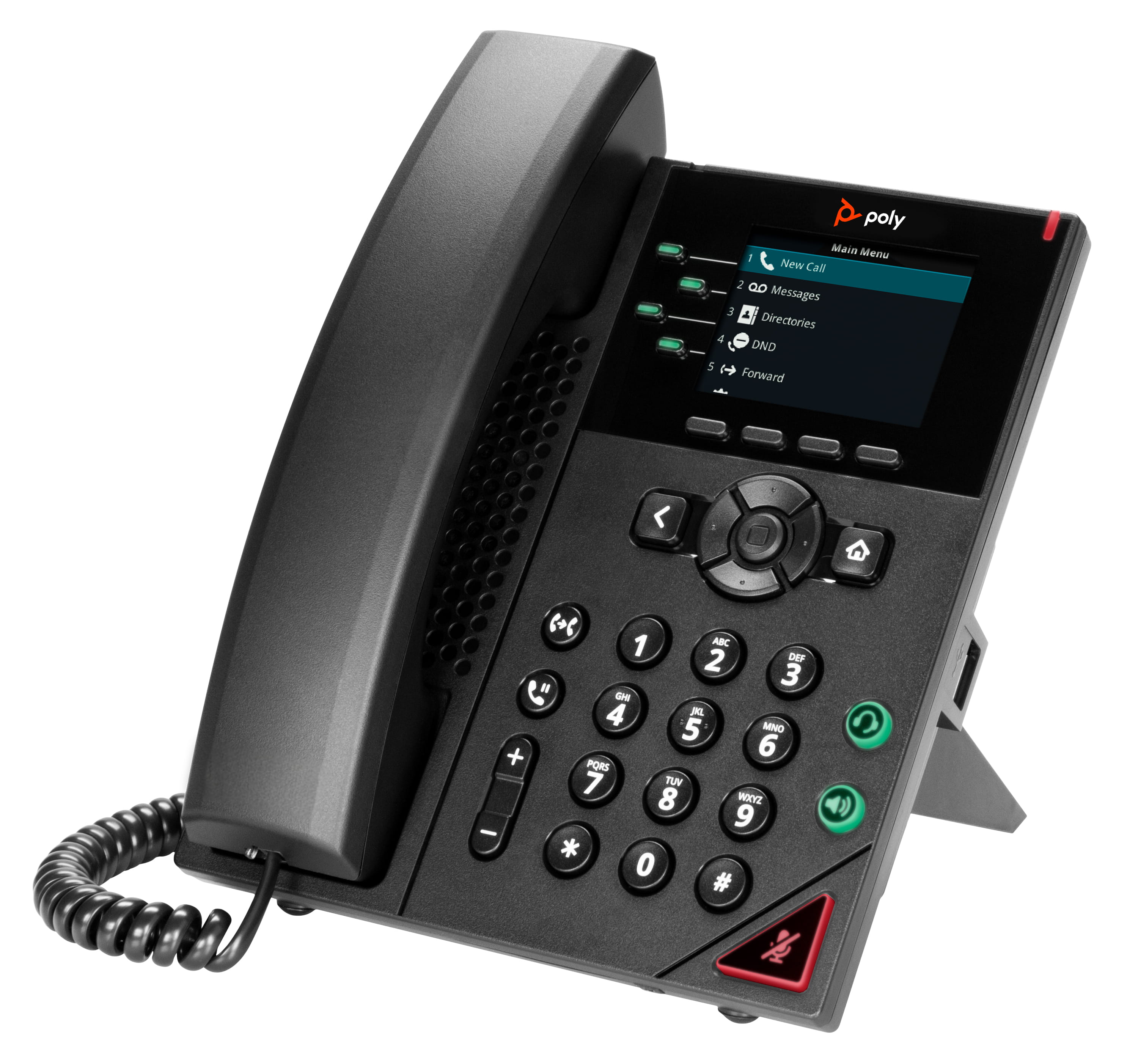 Poly HP Poly VVX 250 - VoIP-Telefon - dreiweg Anruffunktion