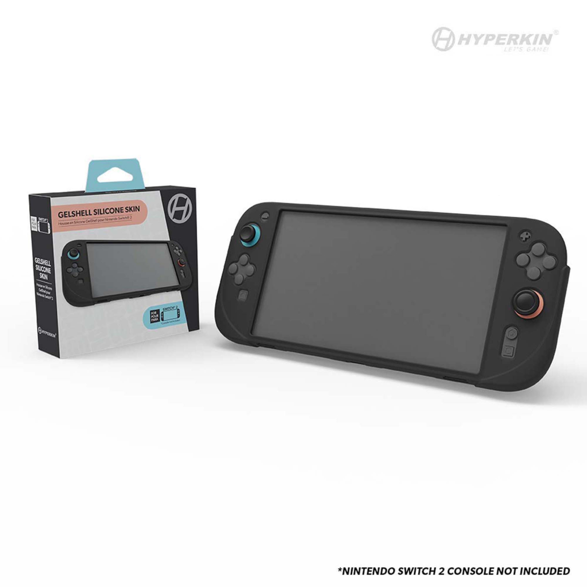 Hyperkin M07714-BK, Cover, Nintendo, Schwarz, Silikon, Nintendo Switch 2, Tragetasche