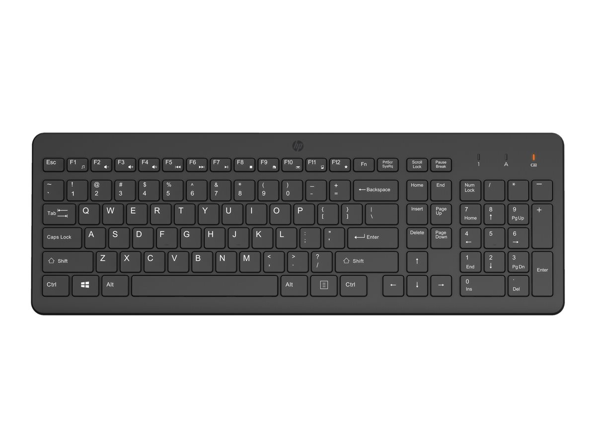 HP 220 - Tastatur - kabellos - 2.4 GHz - Deutsch