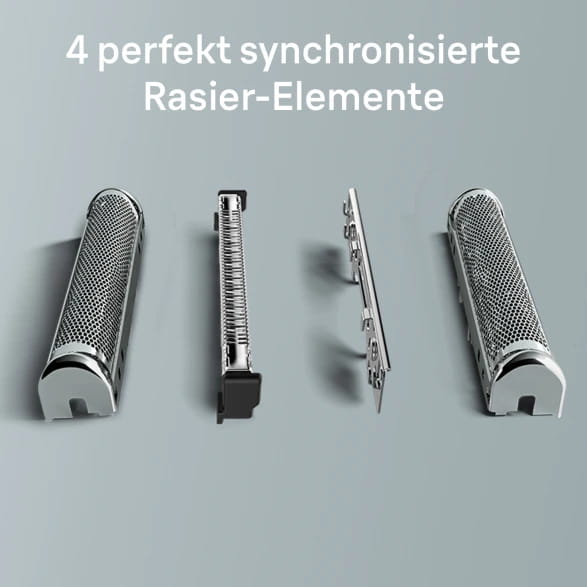 Braun Series 8 8510s, Schwarz, Tasten, Akku, Lithium-Ion (Li-Ion), Integrierte Batterie, 60 min