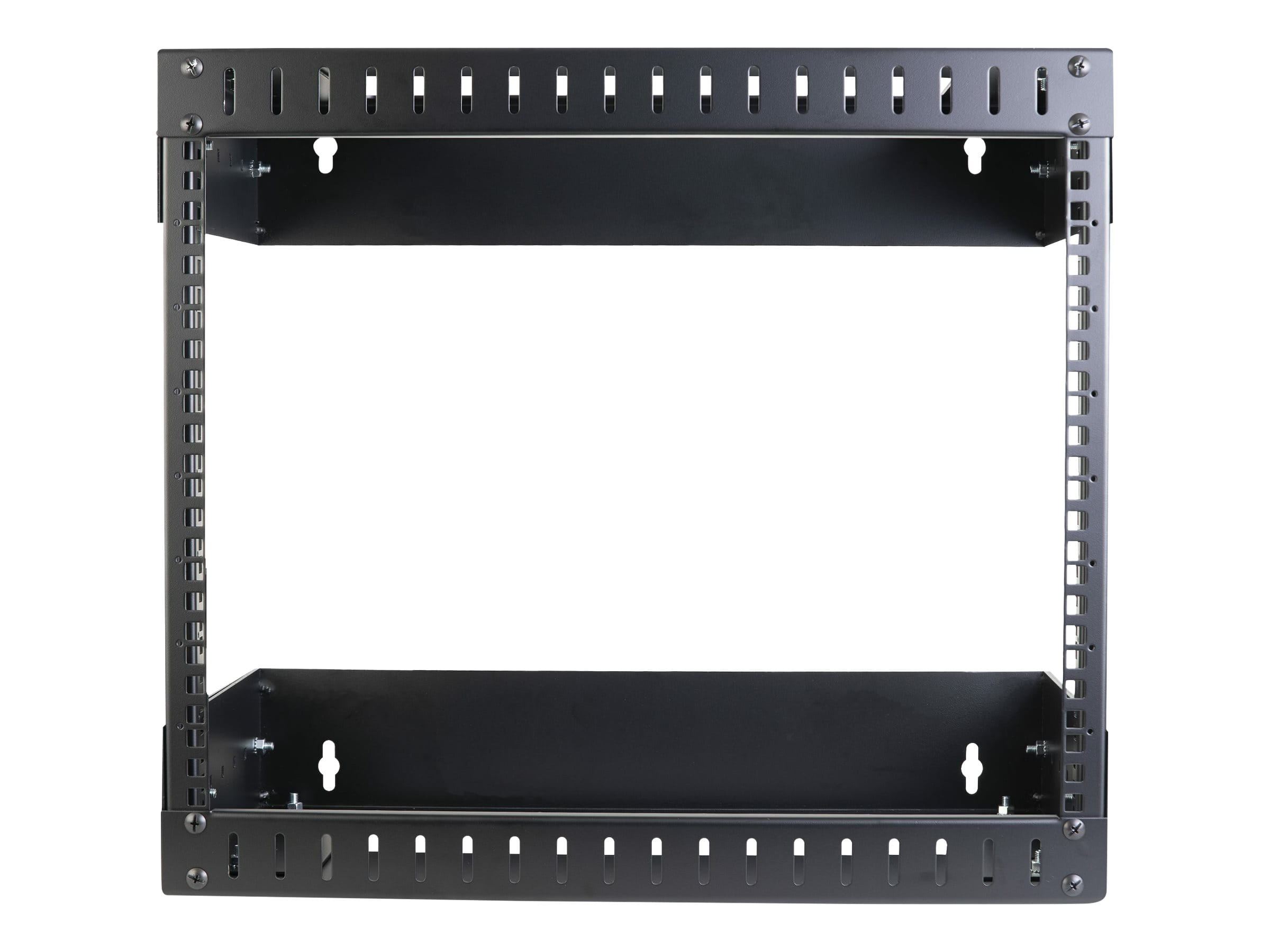 StarTech.com 8HE 19 Zoll Wand Netzwerk Rack - 2 Pfosten, offener Rahmen mit einstellbare Tiefe(30-50cm) Rack für AV/Daten/IT/Studio Geräete - inkl.Käfigmuttern und Schrauben (RK812WALLOA) StarTech.com 8HE 19 Zoll Wand Netzwerk Rack - 2 Pfosten, offener Rahmen mit einstellbare Tiefe(30-50cm) Rack für AV/Daten/IT/Studio Geräete - inkl.Käfigmuttern und Schrauben (RK812WALLOA)