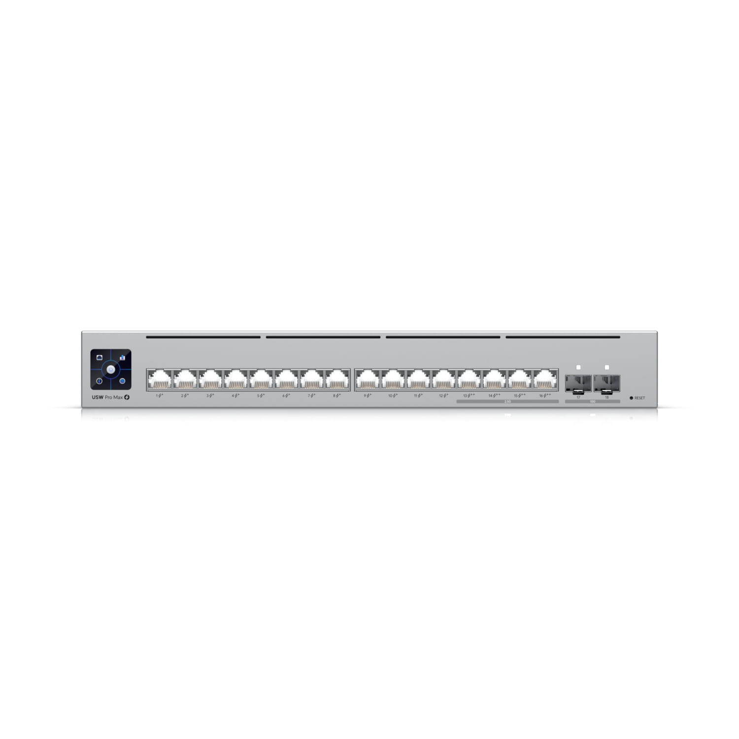 Ubiquiti UniFi Switch Pro Max 16 PoE - Switch - L3 - managed - 12 x 10/100/1000 (12 PoE+, 4 PoE++)