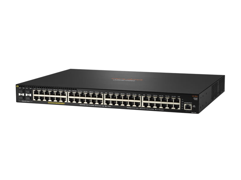 HPE Aruba Networking 2930F 48G PoE+ 4SFP+ TAA - Switch - L3 - managed - 48 x 10/100/1000 (PoE+)