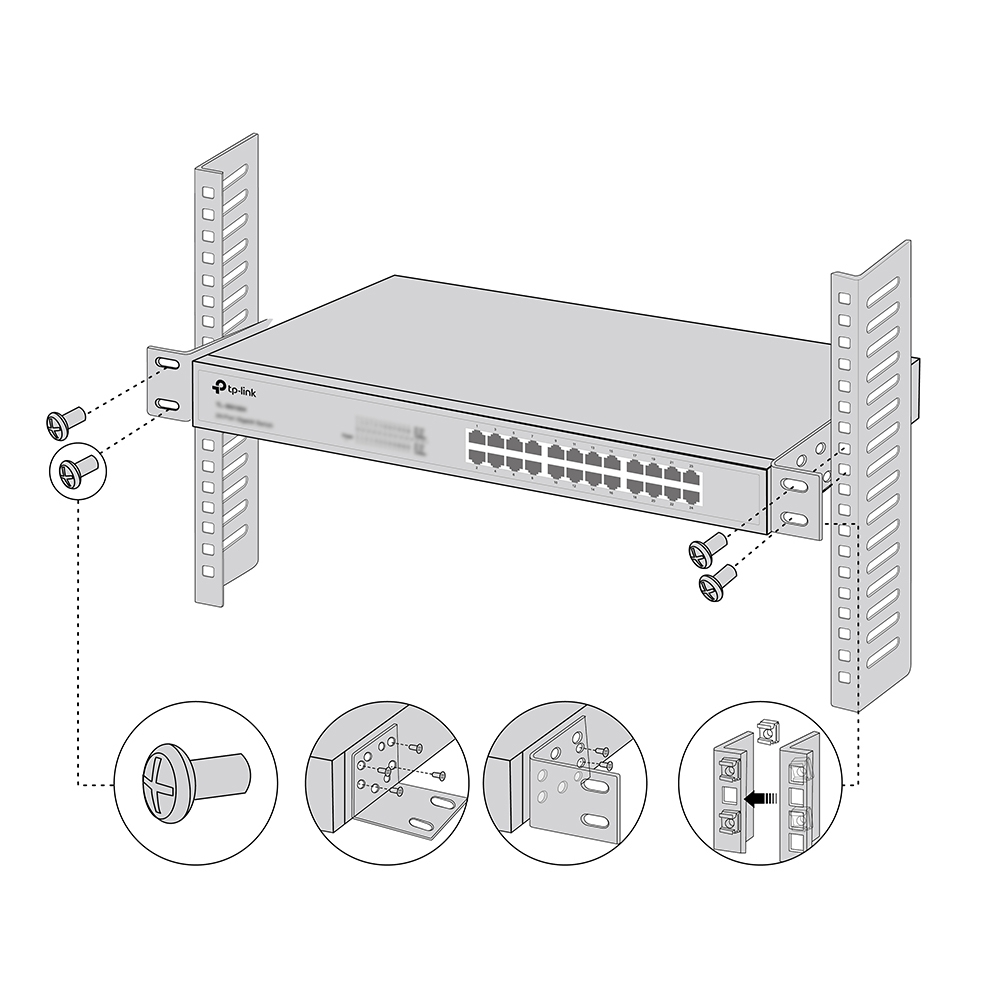 TP-LINK Rackmontagesatz - 33.02 cm (13") -