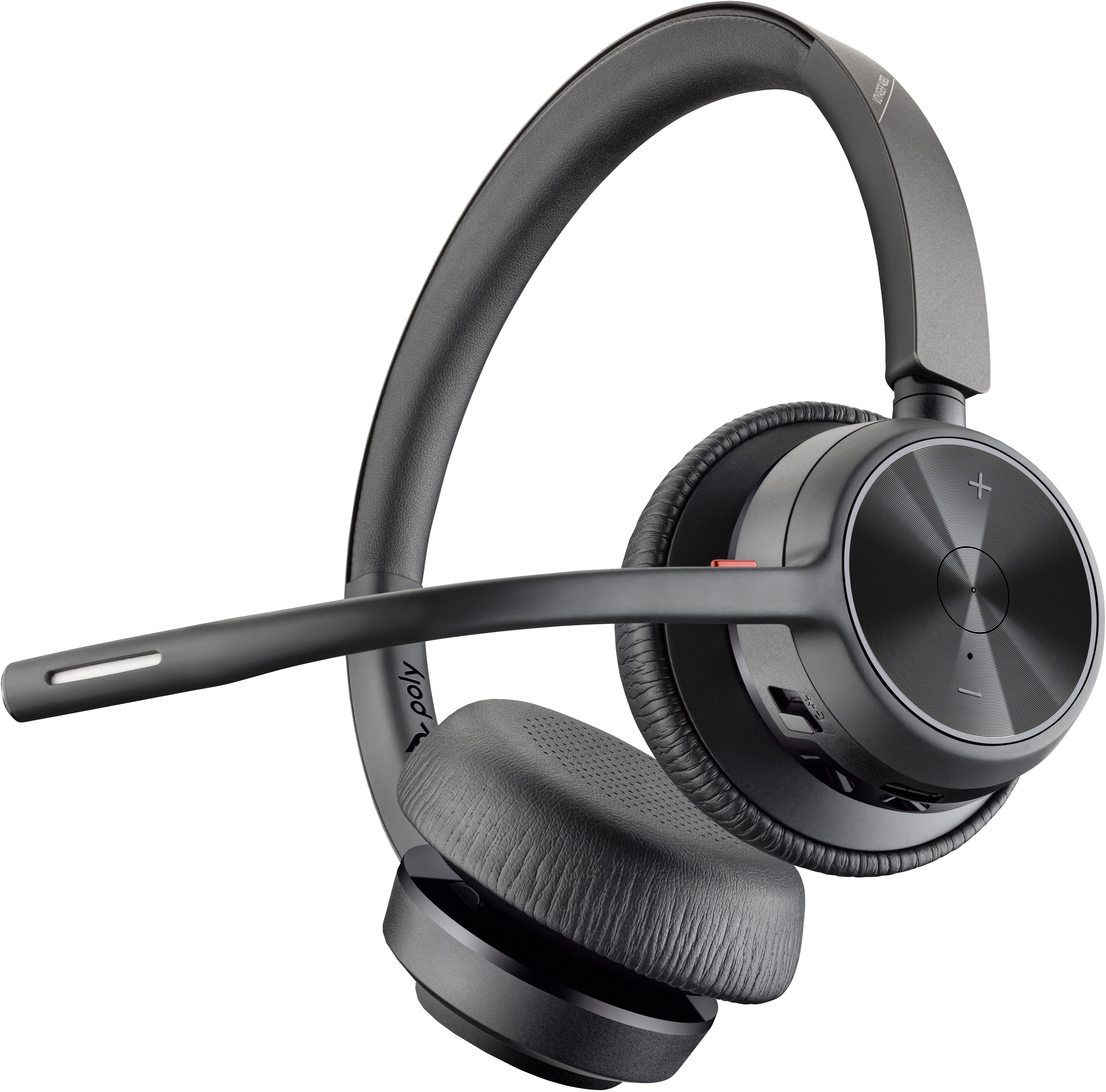 Poly HP Poly Voyager 4320 USB-A Headset +BT700 Dongle, Kabellos, Büro/Callcenter, 20 - 20000 Hz, 122 g, Kopfhörer, Schwarz