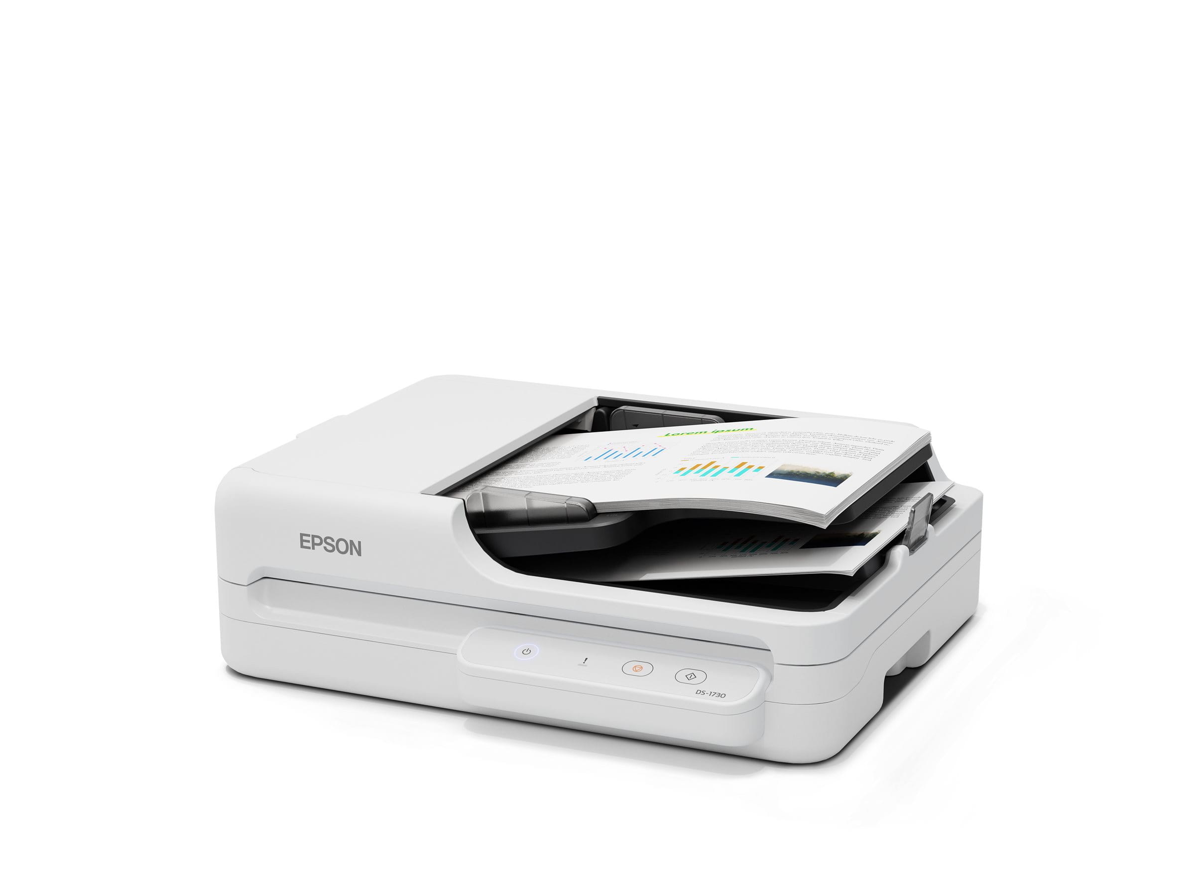 Epson WorkForce DS-1730 - Dokumentenscanner - Duplex - 215.9 x 3048 mm - 1200 dpi x 1200 dpi - bis zu 30 Seiten/Min. (einfarbig)