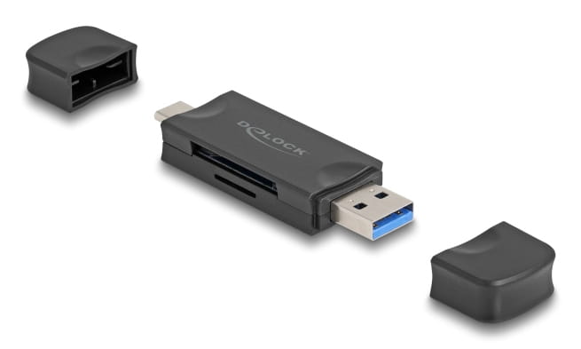 Delock Kartenleser (microSD, SD) - USB 3.0/USB-C