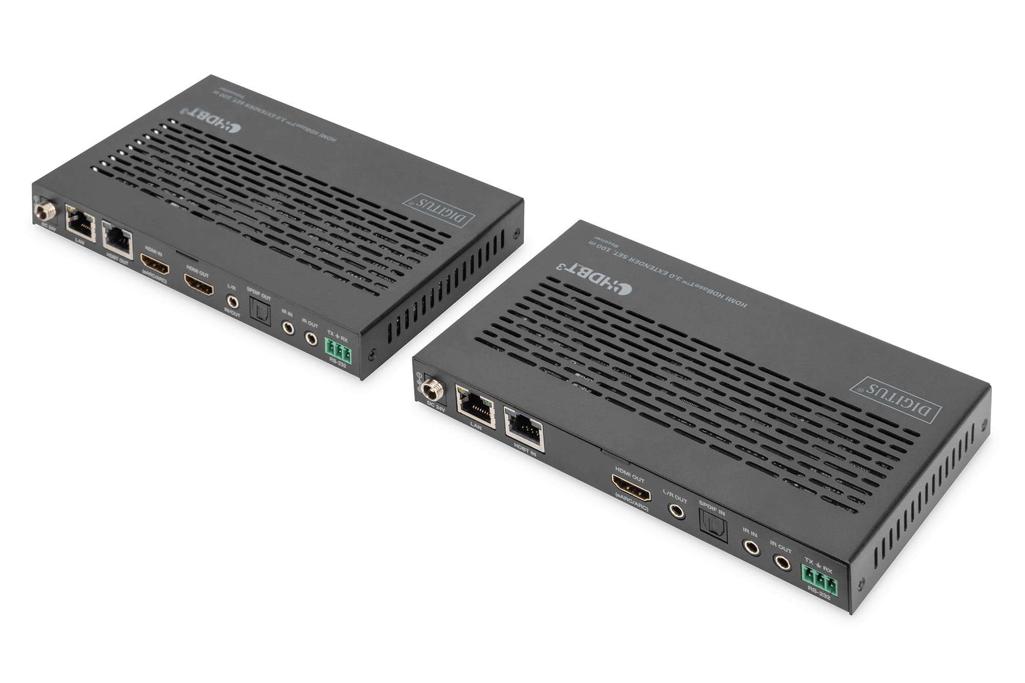 DIGITUS DS-55523 - Sender und Empfänger - KVM-/Audio-/USB-/serieller