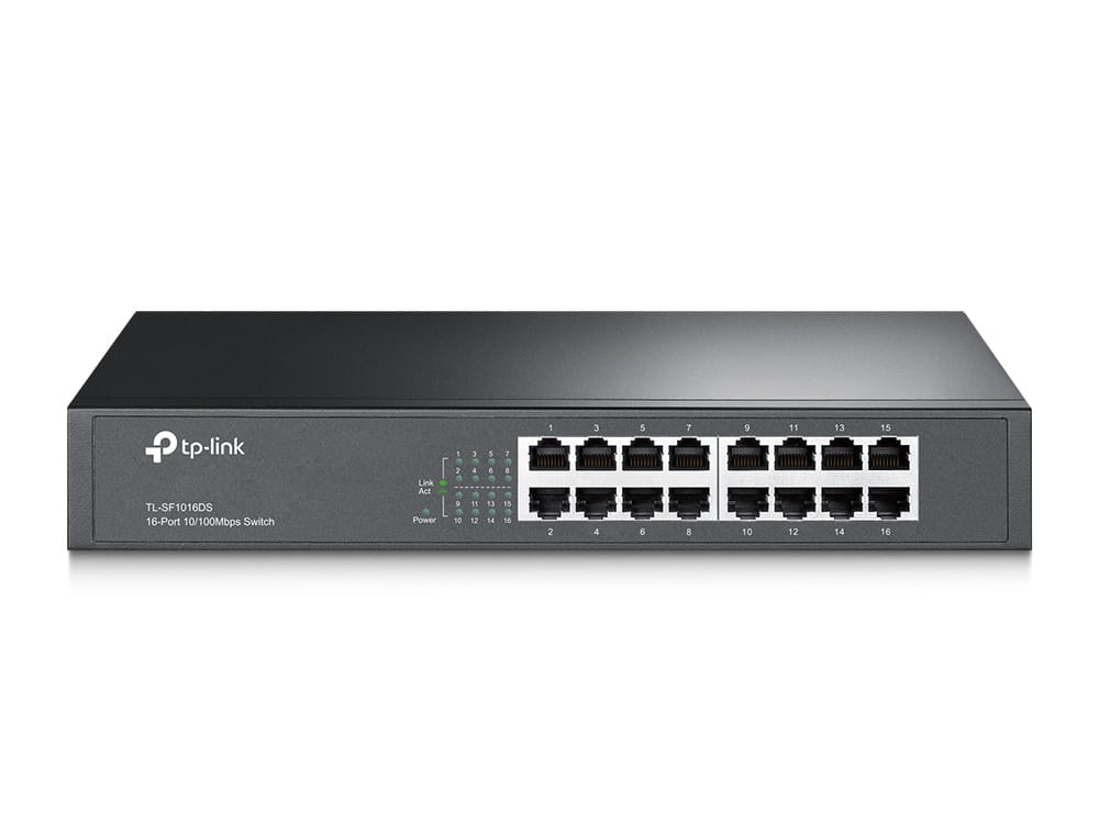 TP-LINK TL-SF1016DS - Switch - 16 x 10/100 - Desktop