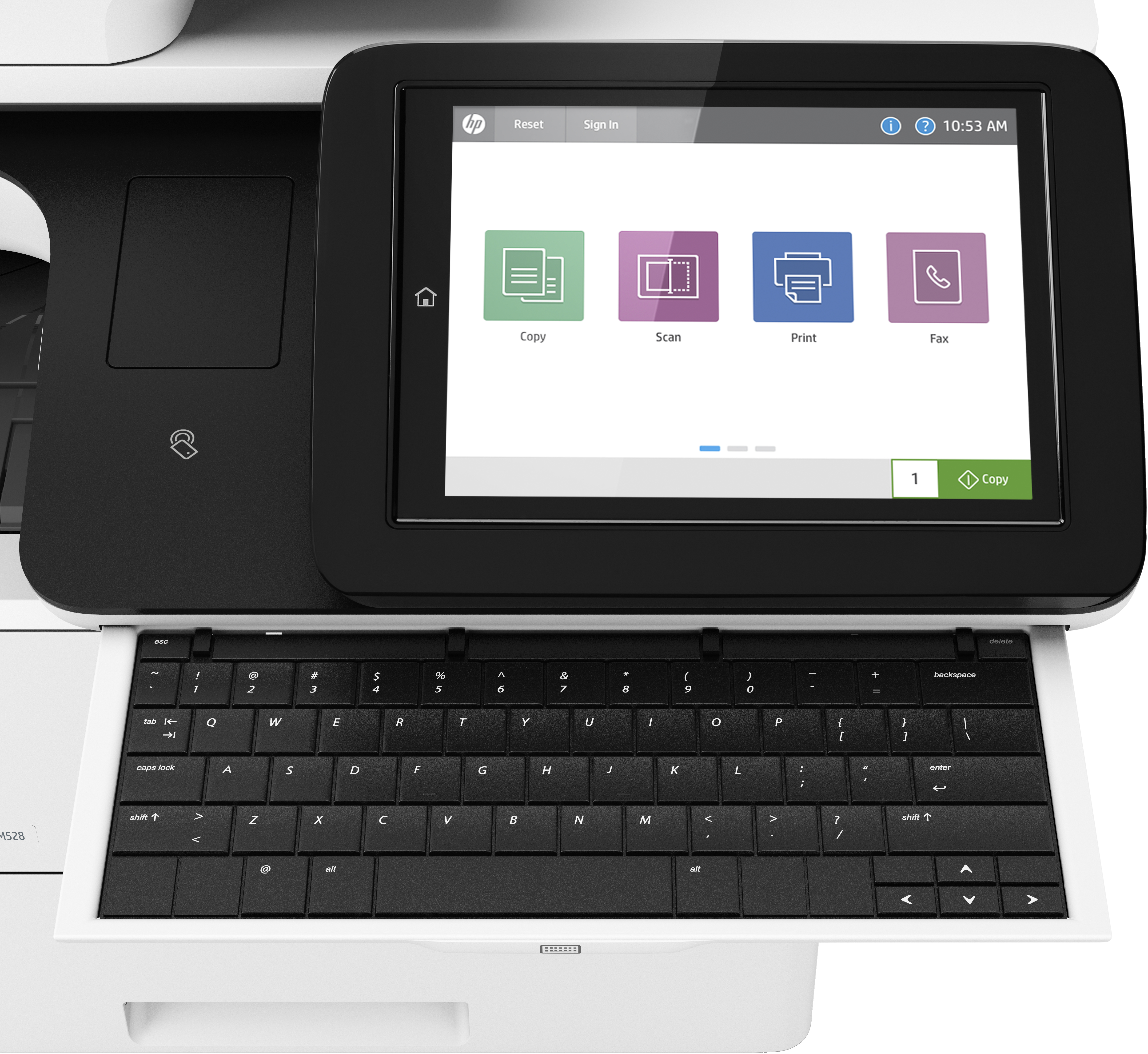 HP LaserJet Enterprise Flow MFP M528z - Multifunktionsdrucker - s/w - Laser - Legal (216 x 356 mm)/