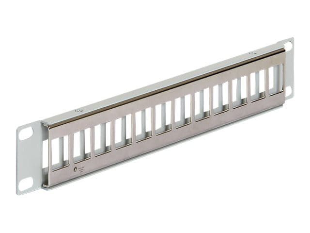 Delock Keystone Patch Panel - Patch Panel - Grau - 1U - 25.4 cm (10")