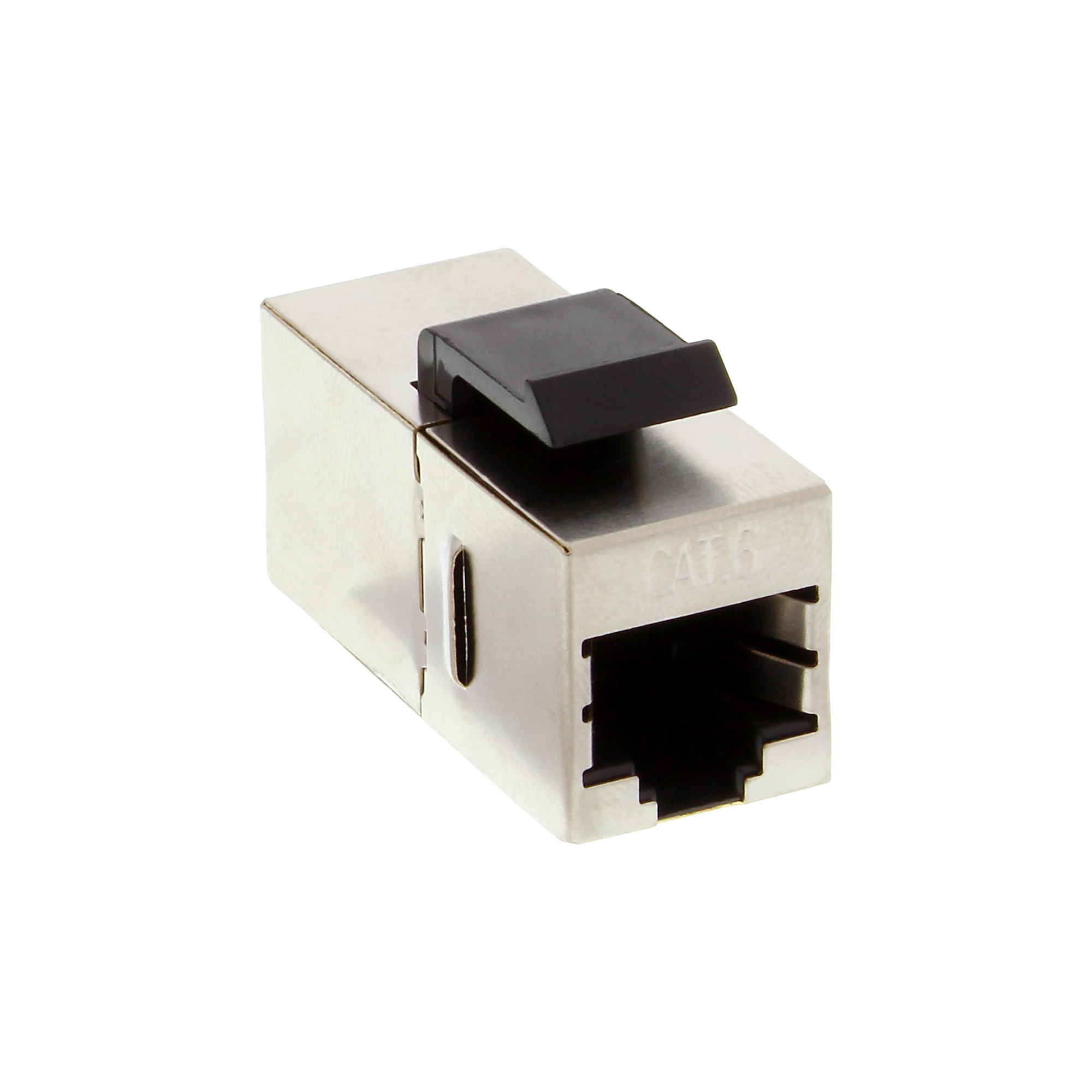 InLine Keystone RJ45 Buchse / Buchse - SNAP-In - Cat.6 STP
