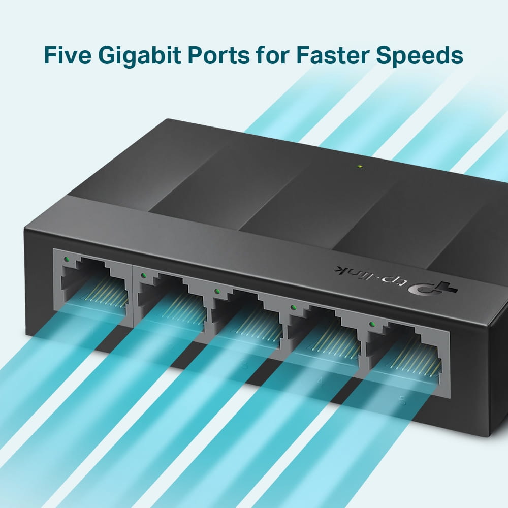 TP-LINK LiteWave LS1005G - Switch - unmanaged