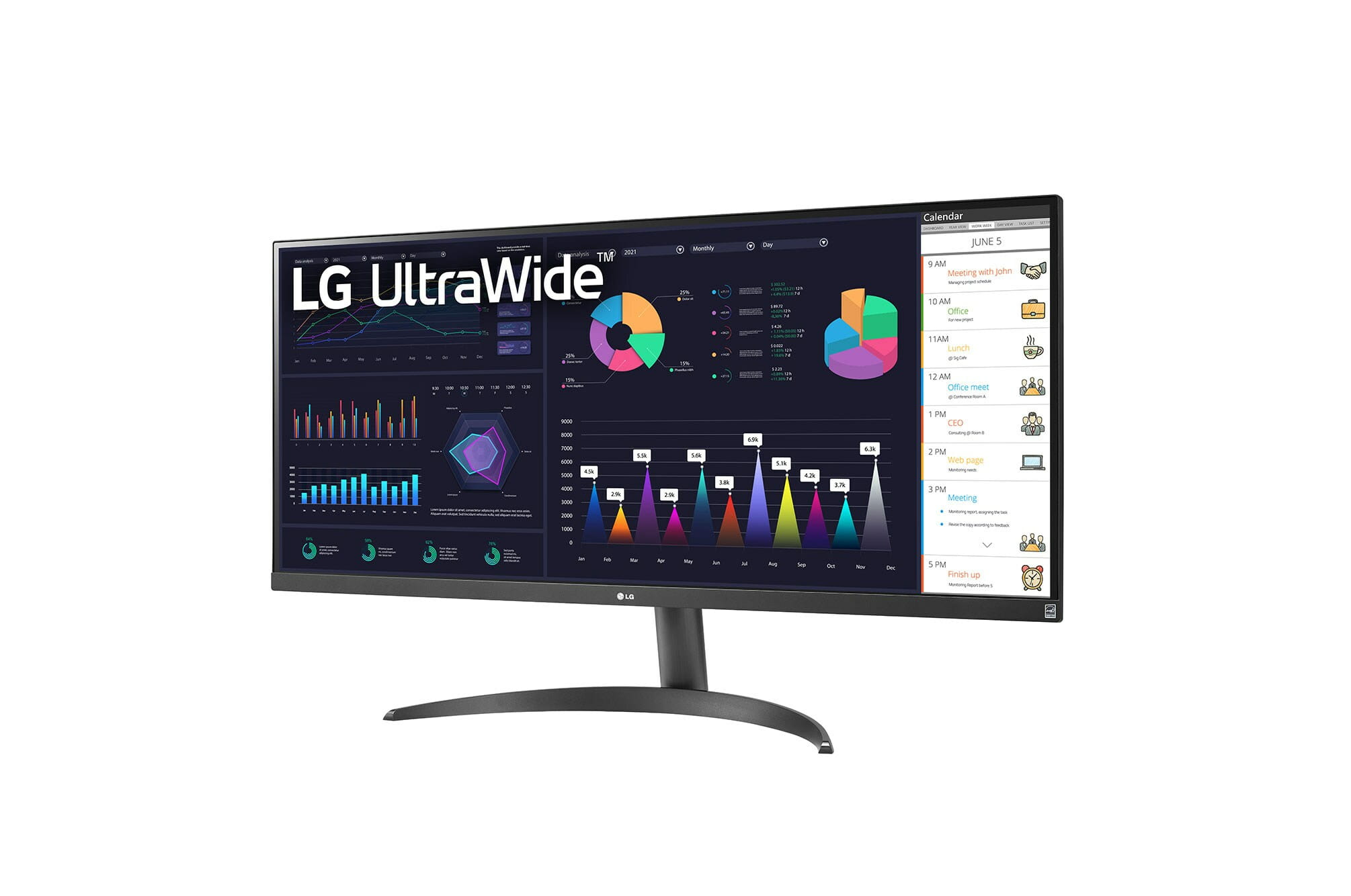 LG UltraWide 34WQ500-B - LED-Monitor - 86.7 cm (34")