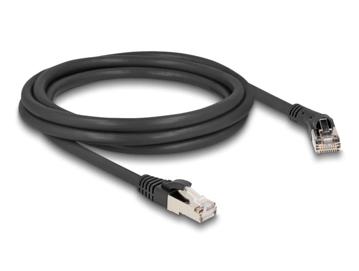 Delock Patch-Kabel - RJ-45 (M) nach rechts abgewinkelt zu RJ-45 (M)