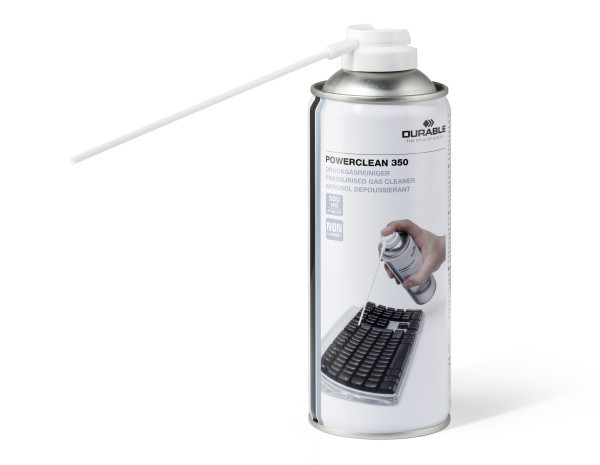 Durable Powerclean 350 - Druckluftspray - durchsichtig