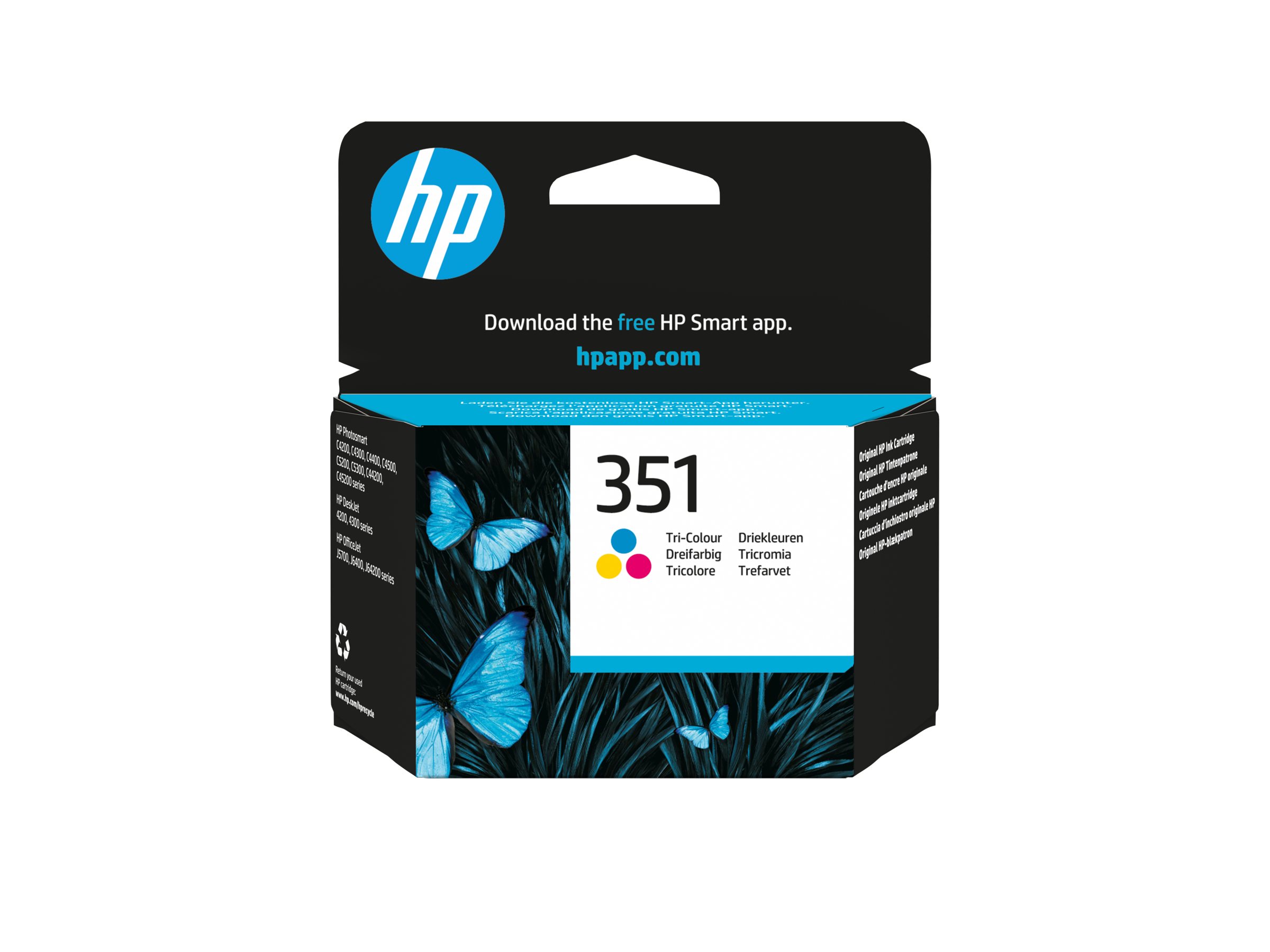 HP 351 - 3.5 ml - Farbe (Cyan, Magenta, Gelb)
