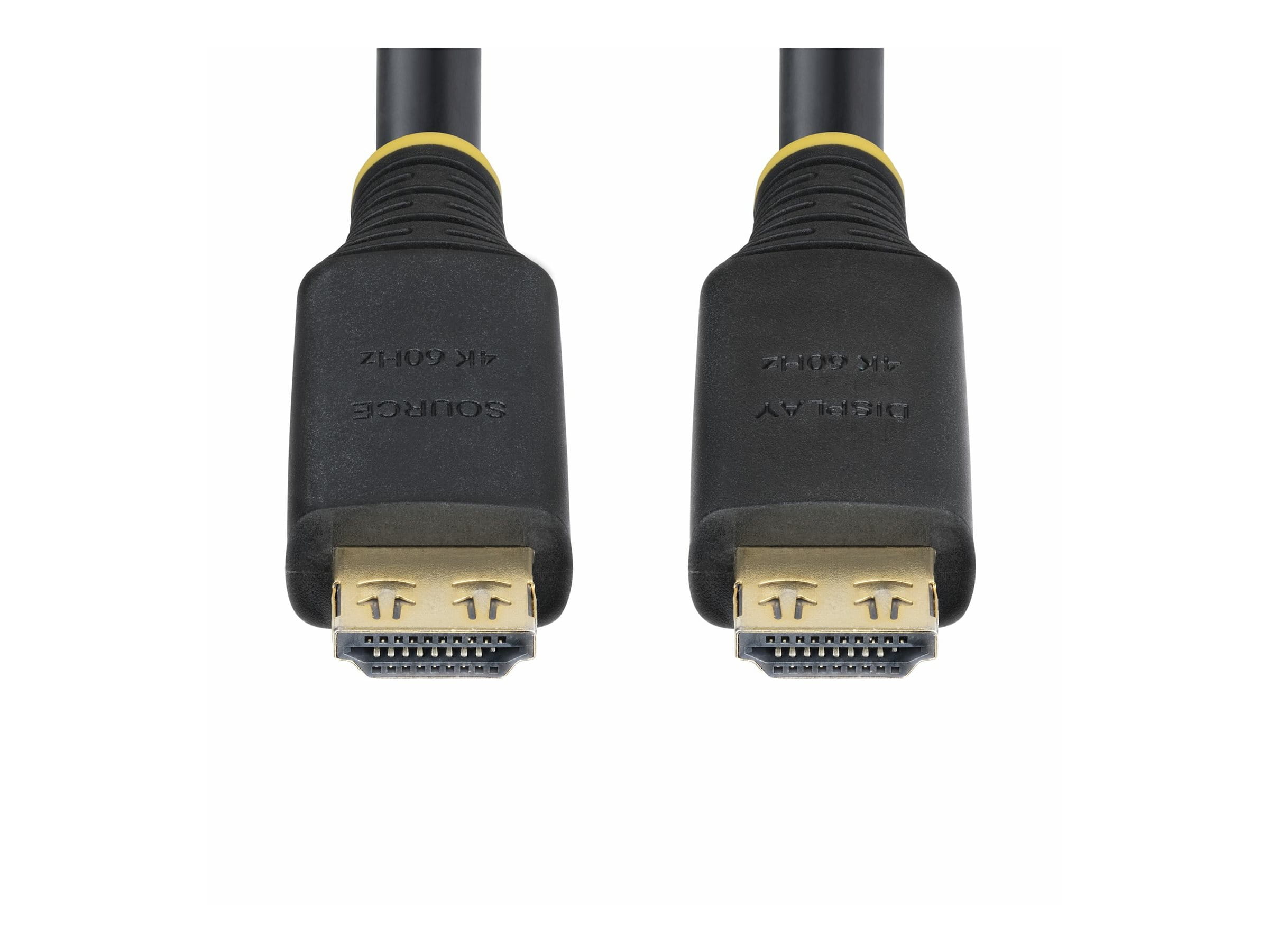 StarTech.com High Speed - HDMI-Kabel - HDMI männlich zu HDMI männlich - 10 m - abgeschirmt - Schwarz - halogenfrei, aktiv, 4K60Hz-Unterstützung, 1440p (UWQHD)