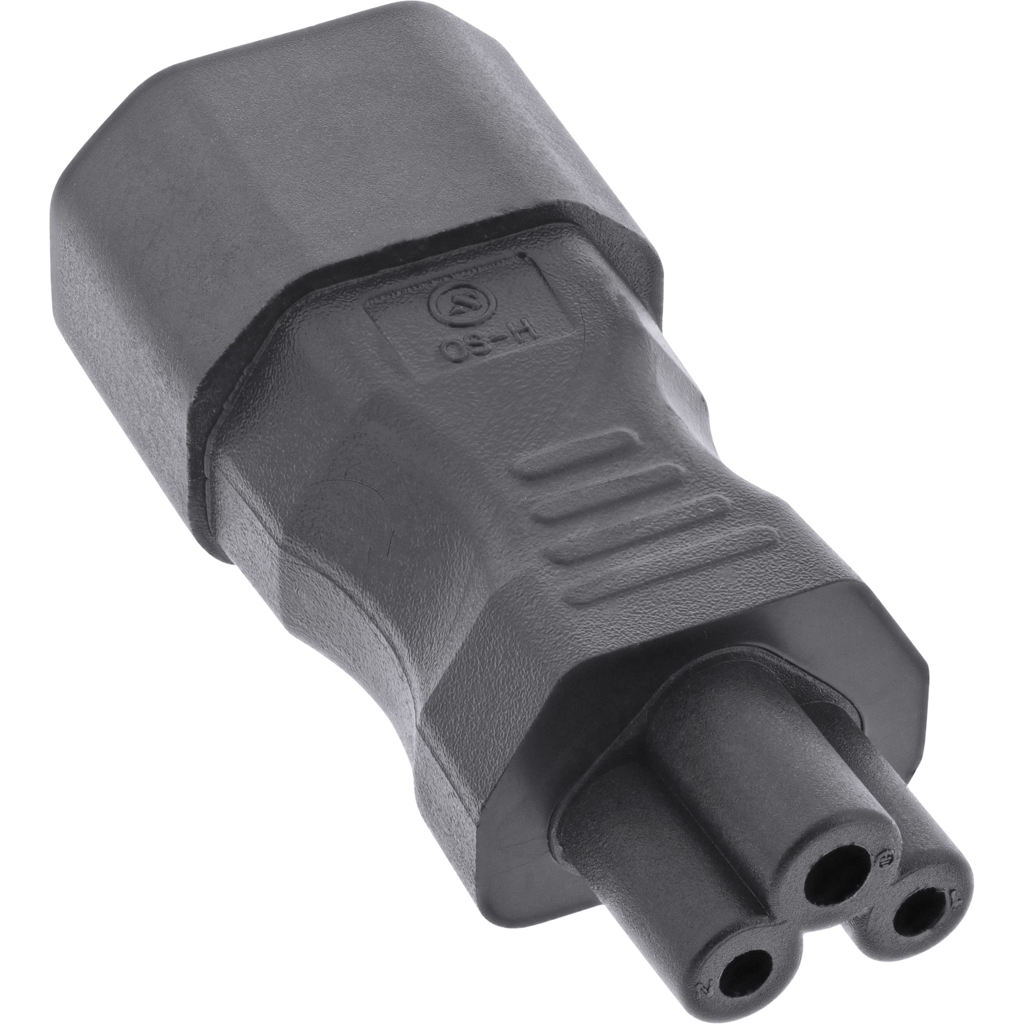 InLine Netzadapter IEC 60320 C14 / C5 - 3pol. Kaltgeräte / Notebook