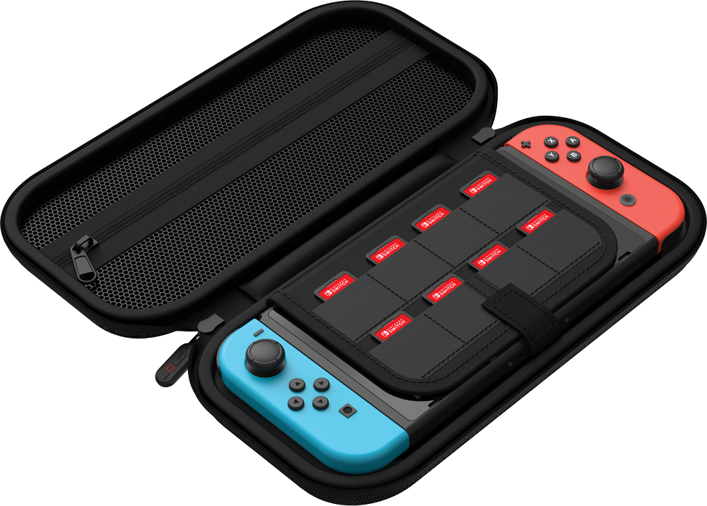 Venom VS4931, Hartschalenkoffer, Nintendo, Schwarz, Nintendo Switch, Reißverschluss