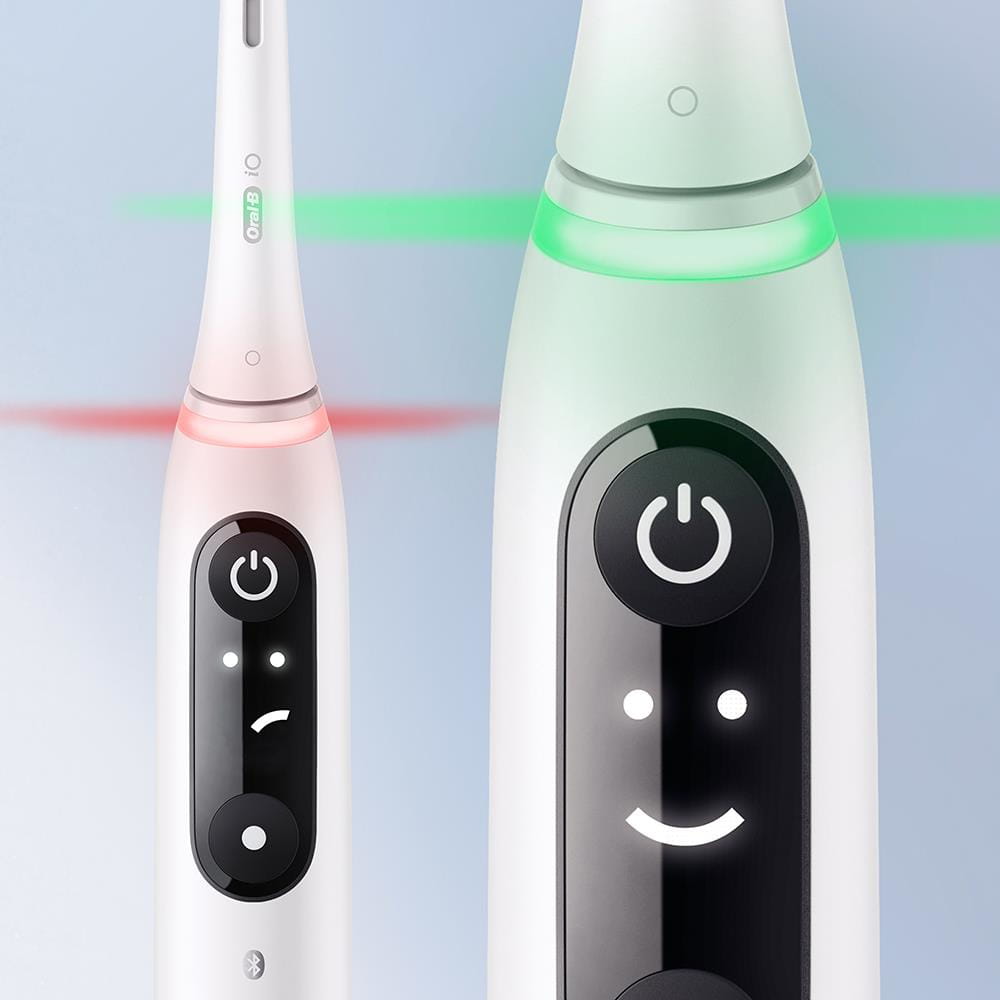 Oral-B iO 4210201362982, Erwachsener, Rotierende Zahnbürste, Tägliche Pflege, Tiefenreinigung, Zahnfleischpflege, Sensibel, für weiße Zähne, Weiß, Weiß, Rund