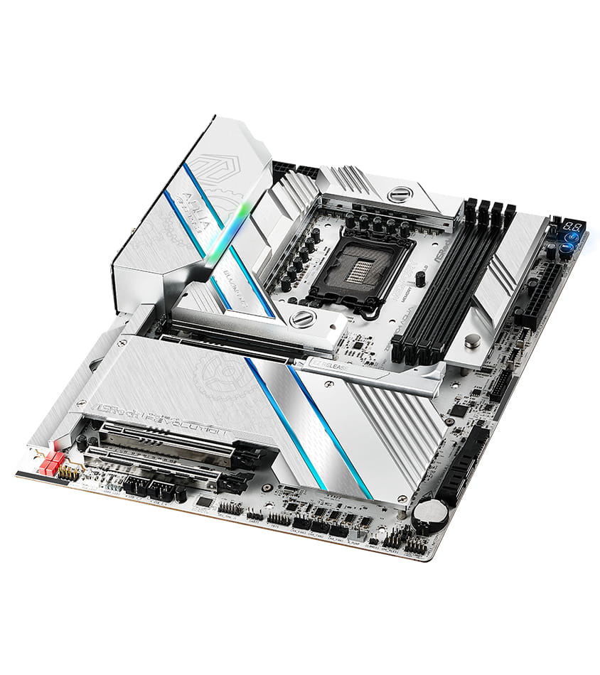 ASRock Z890 TAICHI AQUA - Motherboard - E-ATX - LGA1851-Sockel - Z890 Chipsatz - USB4, USB-C 3.2 Gen2, USB-C 3.2 Gen 1 - Bluetooth, Wi-Fi 7, 2.5 Gigabit LAN - Onboard-Grafik (CPU erforderlich)