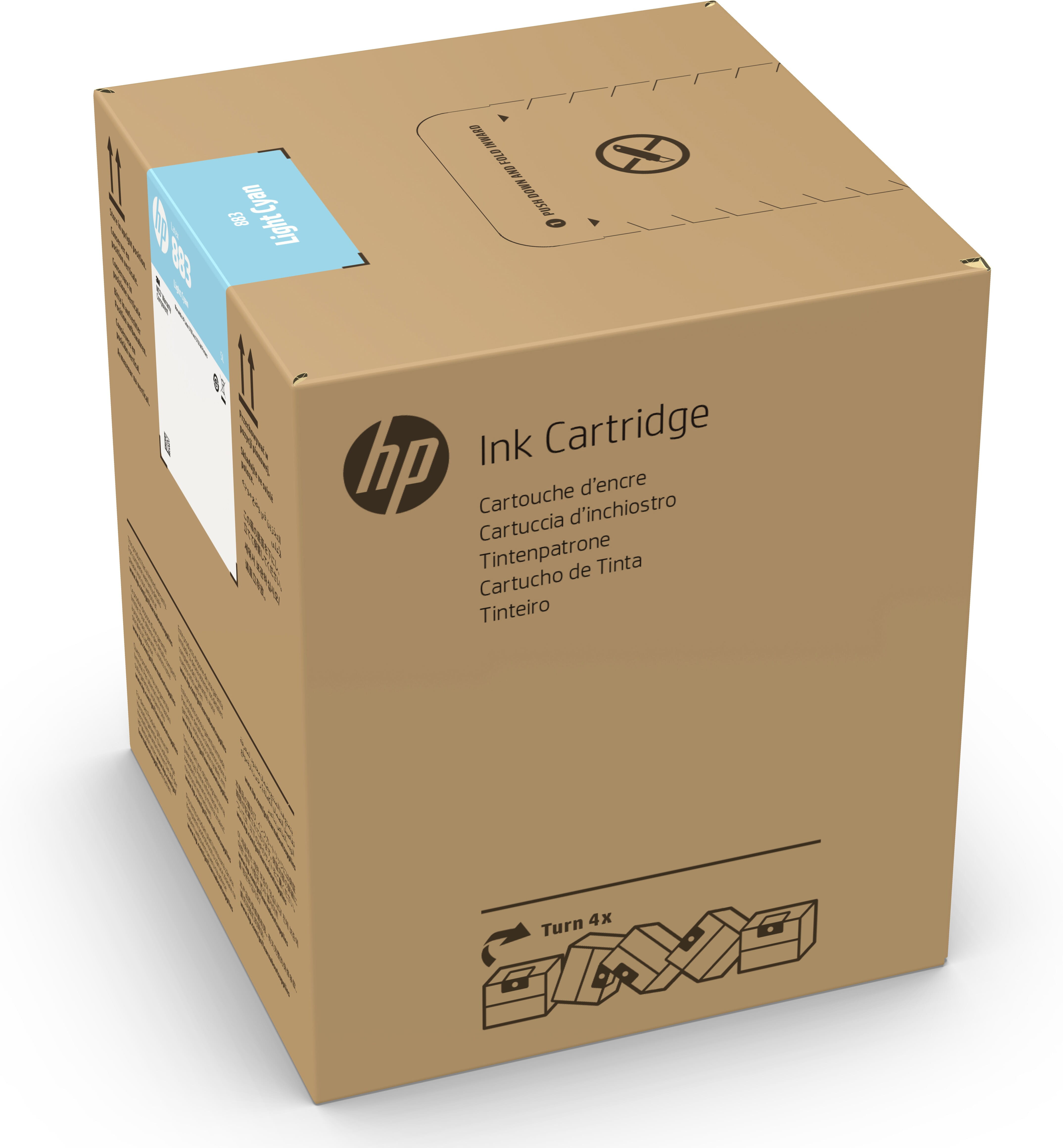 HP 883 - 5 L - hell Cyan - original - Tintenpatrone