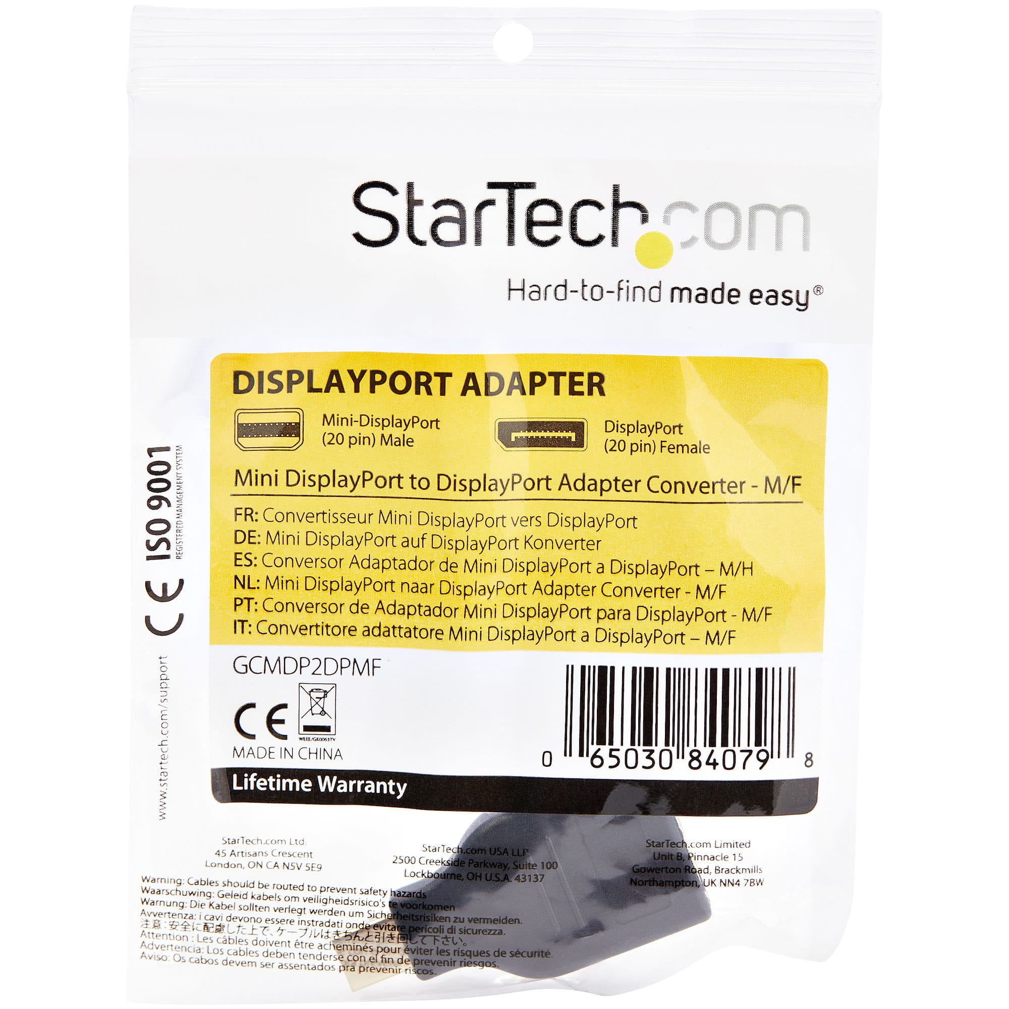 StarTech.com Mini DisplayPort auf DisplayPort Adapter / Konverter - St/Bu - Mini DP (Stecker)