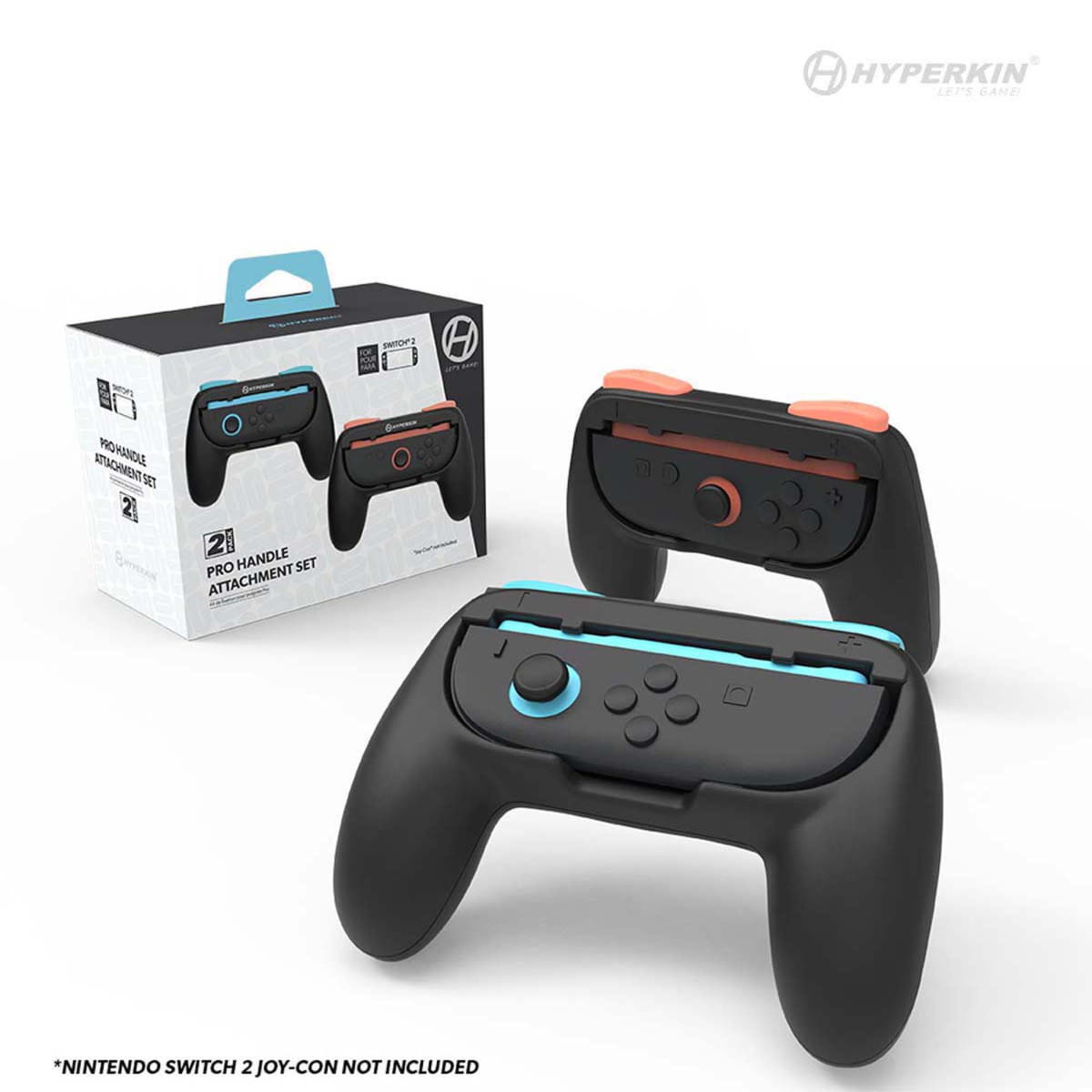 Hyperkin M07717, Leitfähiges Pad-Set, Nintendo Switch 2, Schwarz, Silikon, Nintendo, 76 mm