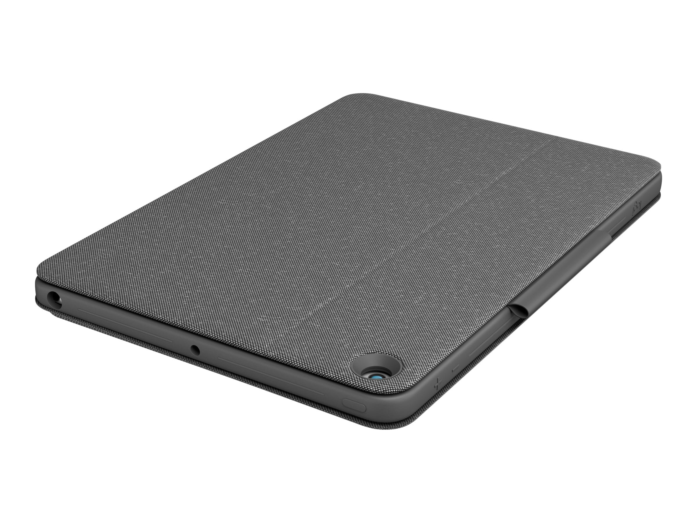 Logitech Combo Touch - Tastatur und Foliohülle - mit Trackpad - hinterleuchtet - Apple Smart connector - QWERTZ - Deutsch - Graphite - für Apple 13-inch iPad Pro (M4)