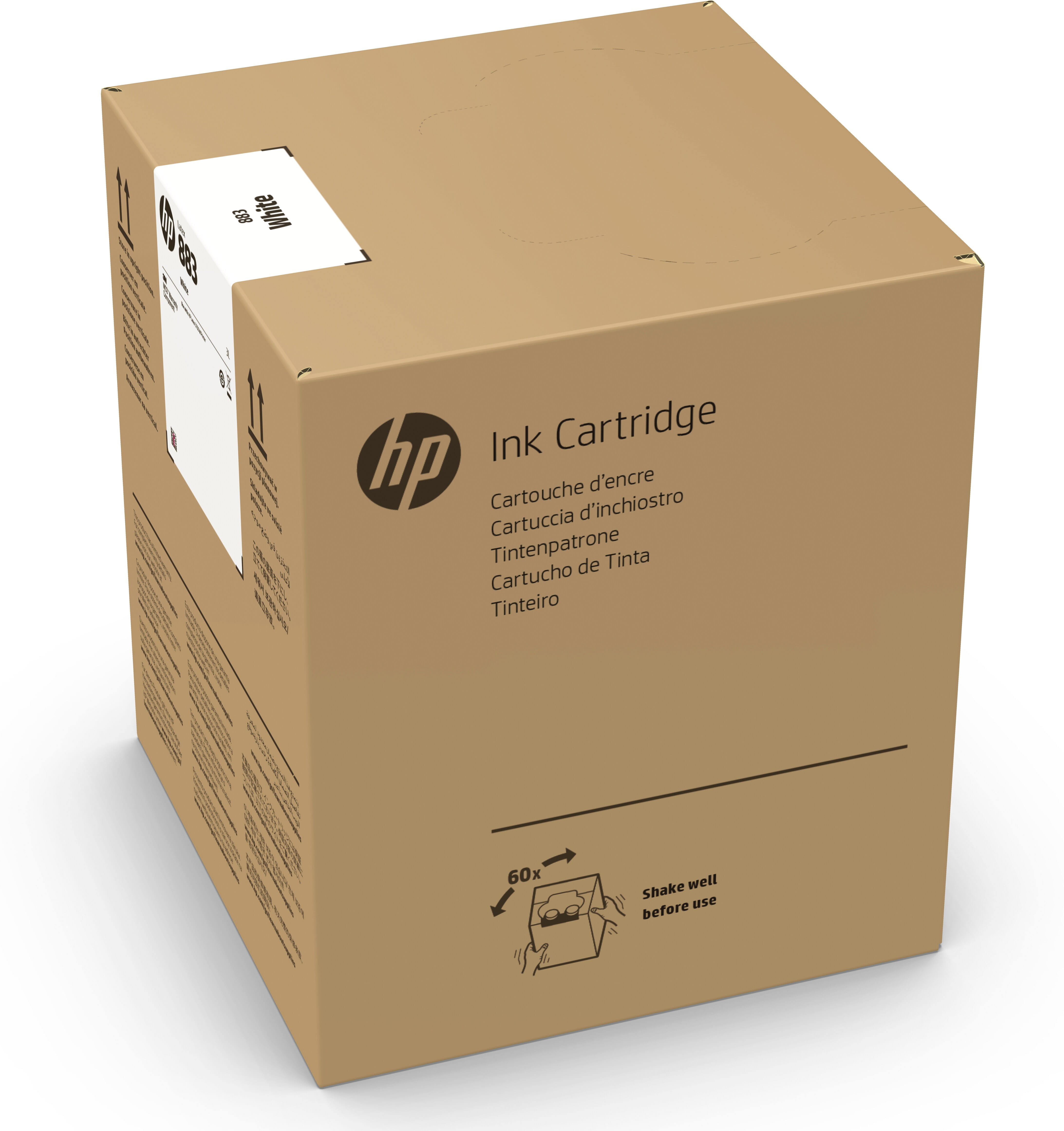 HP 883 - 3 L - weiß - original - Tintenpatrone